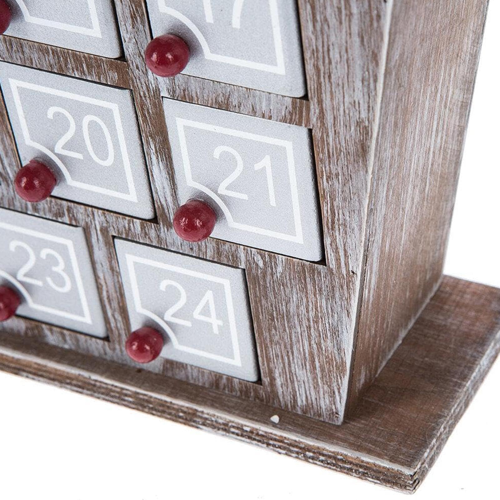 Calendario 'Avvento in legno per Natale, affascinante design a casa di | Natale con cassetti per dolcetti quotidiani, calendario per il conto alla rovescia per tradizioni familiari e