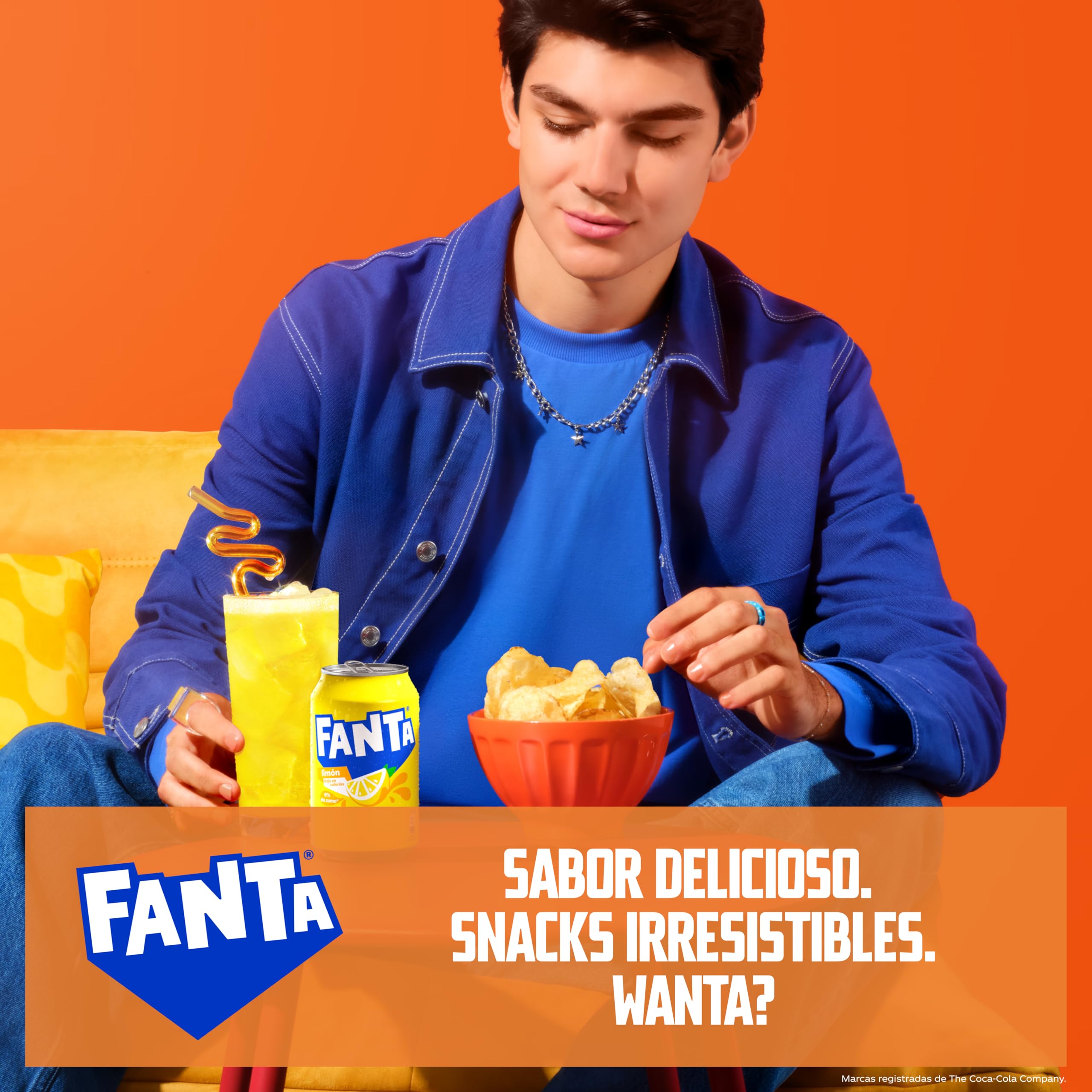 Fanta Limón, Refresco de Limón Elaborado a partir de Zumo, Bajo en Calorías - Pack de 9 Latas, 330 ml