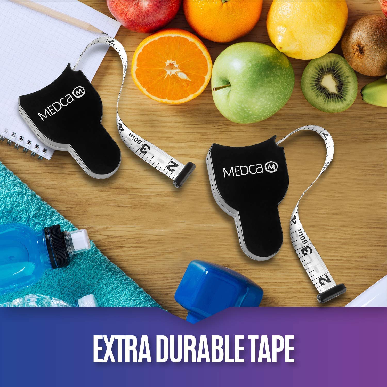 Body Tape Measure (2 Pack) Measuring Tapes for Body and Fat Weight