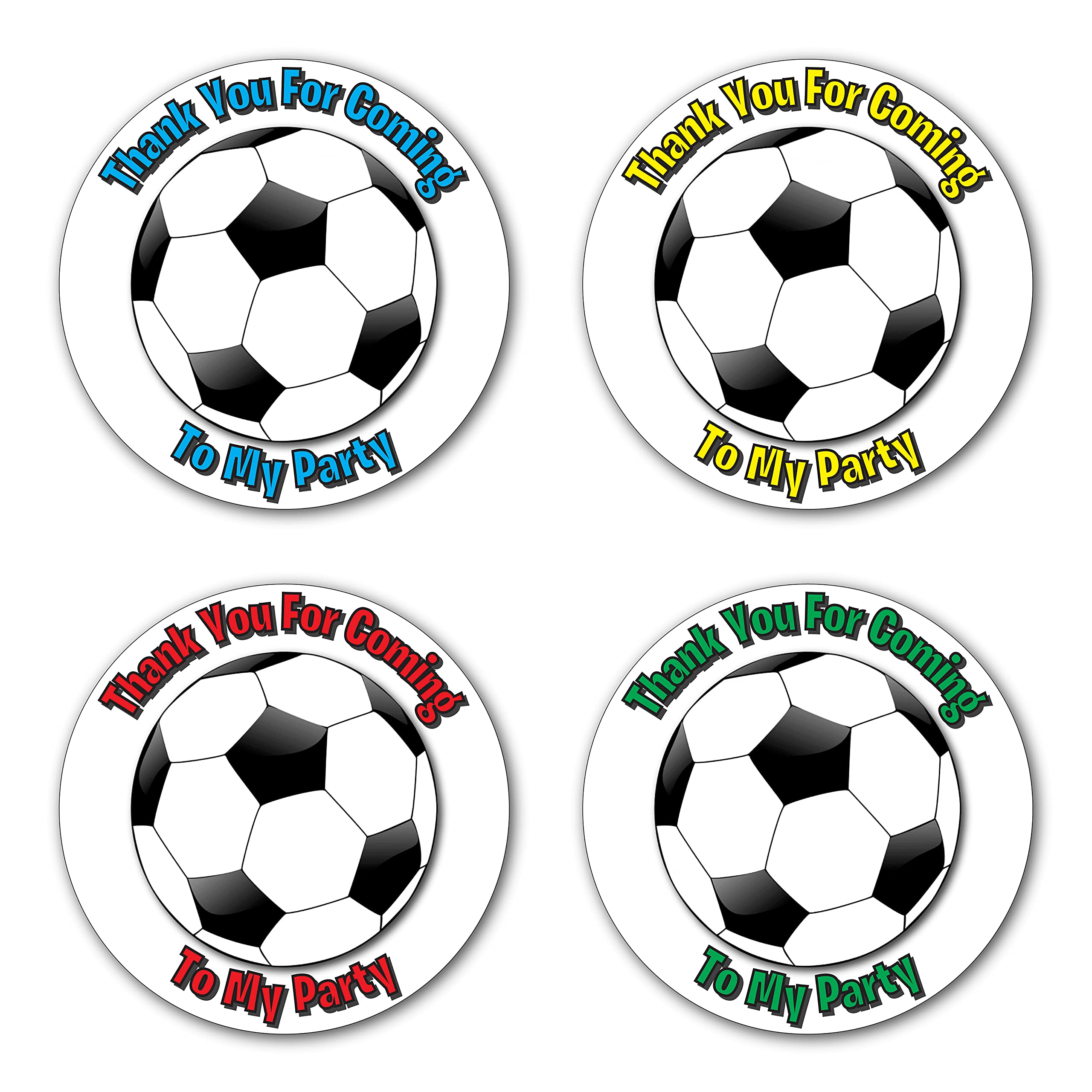 Epic Modz 36 x Birthday Party Stickers Thank You for Coming for Boys Girls Kids School Friends Gift Present Treats Parties Thank You For My Fun Party