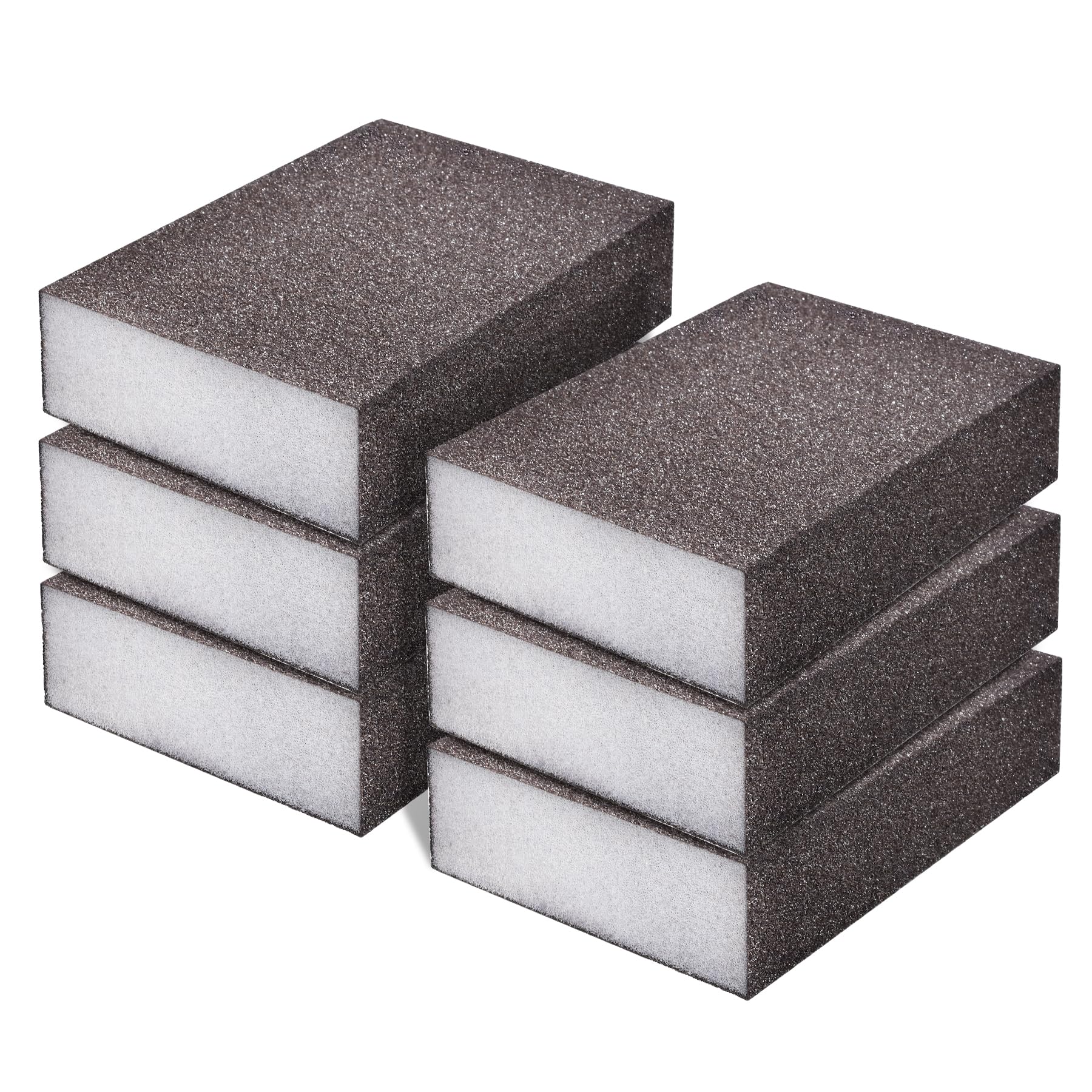 Éponge abrasive fine lot de 6 blocs pour stopper le gaspillage de papier de verre