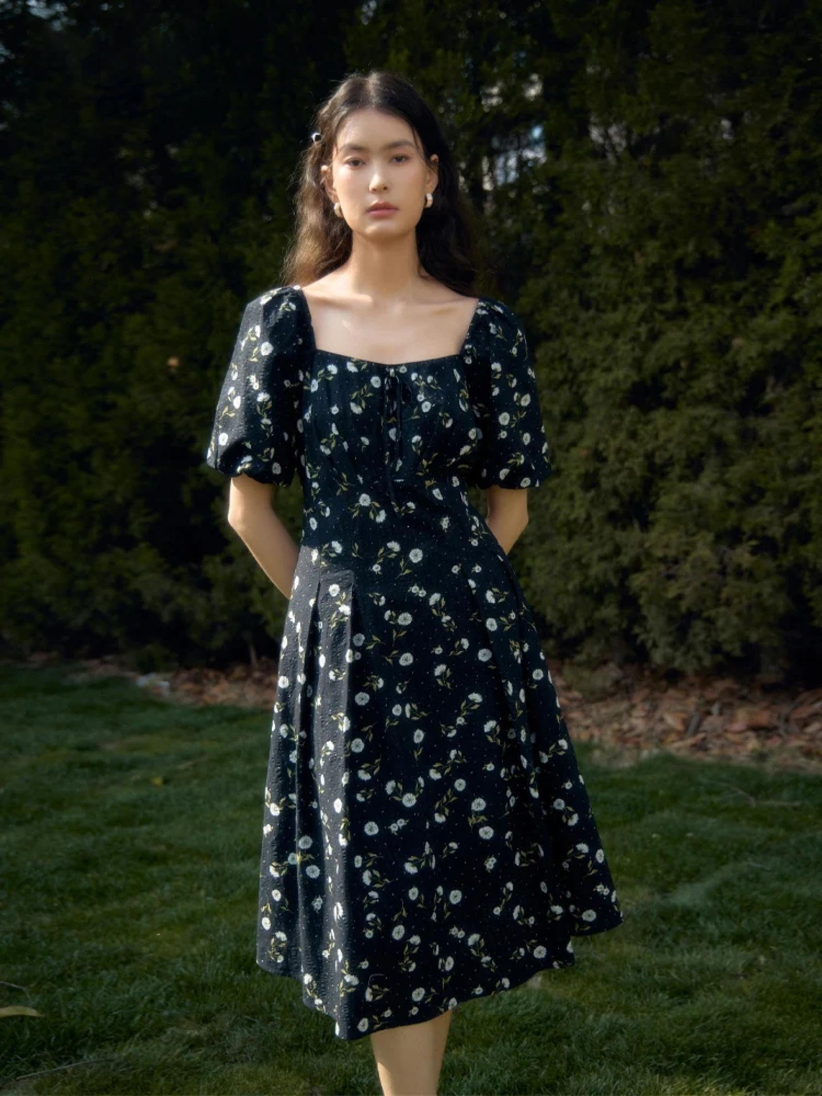 Falda Mujer Larga Cintura Alta Elástica Plisada Skirt Vestido Plisado De Cintura Alta con Hombros Descubiertos Y Cintura Alta