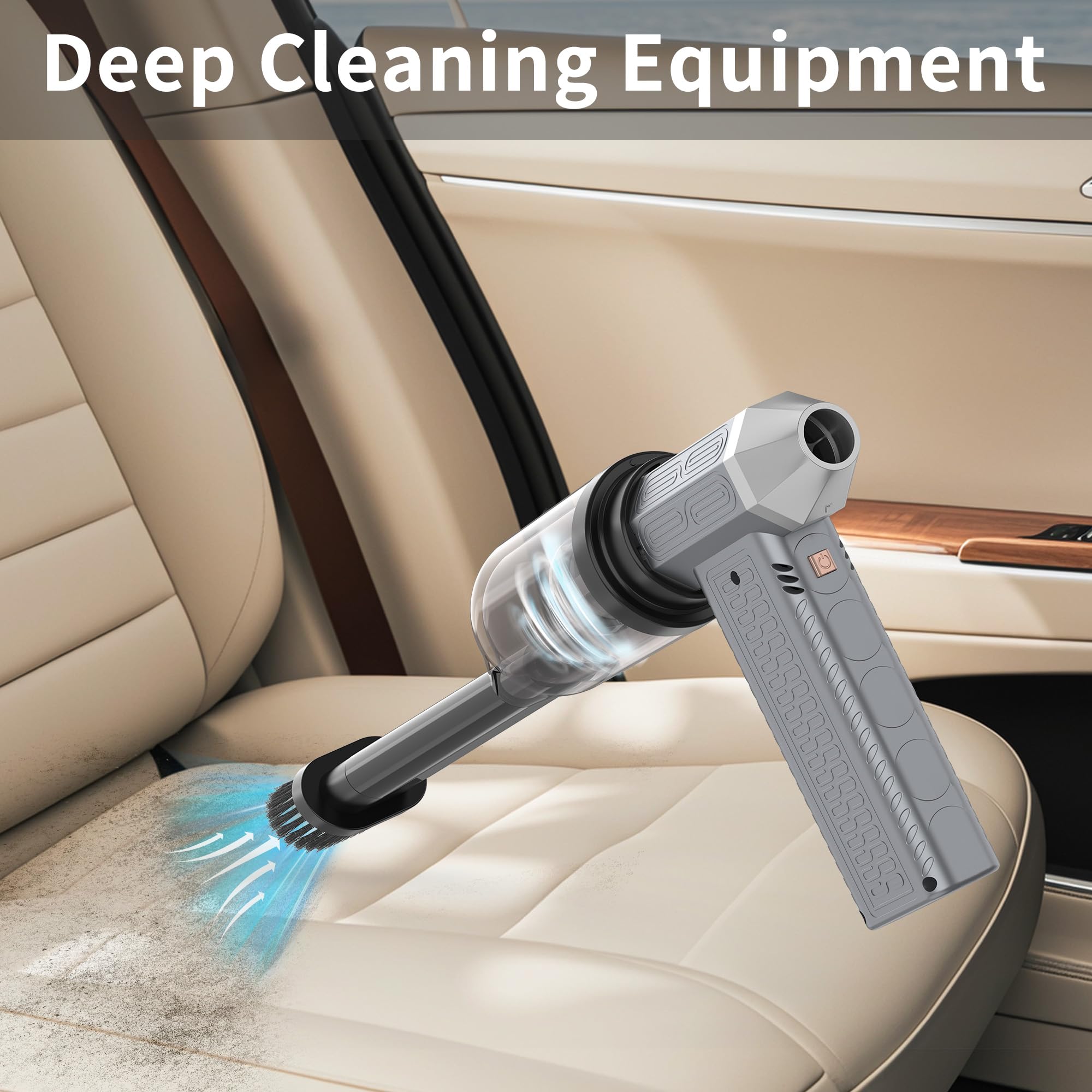 Compressed Air Duster-130000RPM Rechargeable Air Blower& Computer