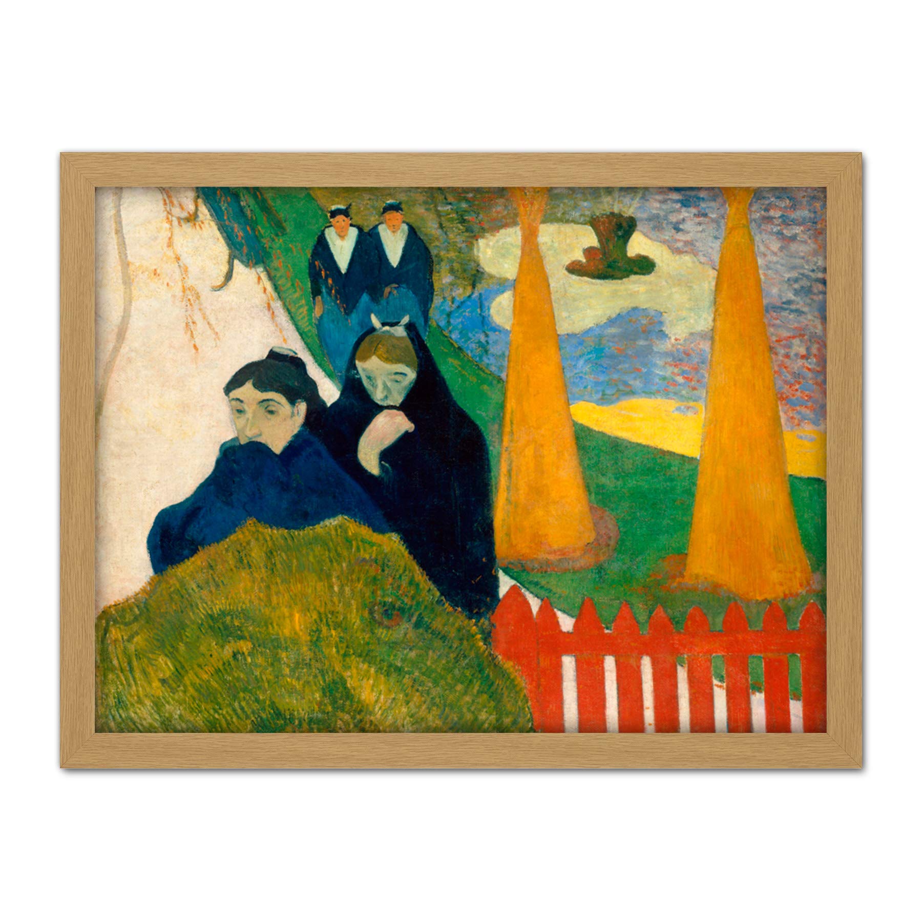 Paul Gauguin Arlesiennes Mistral Large Framed Art Print Poster Wall Decor 18x24
