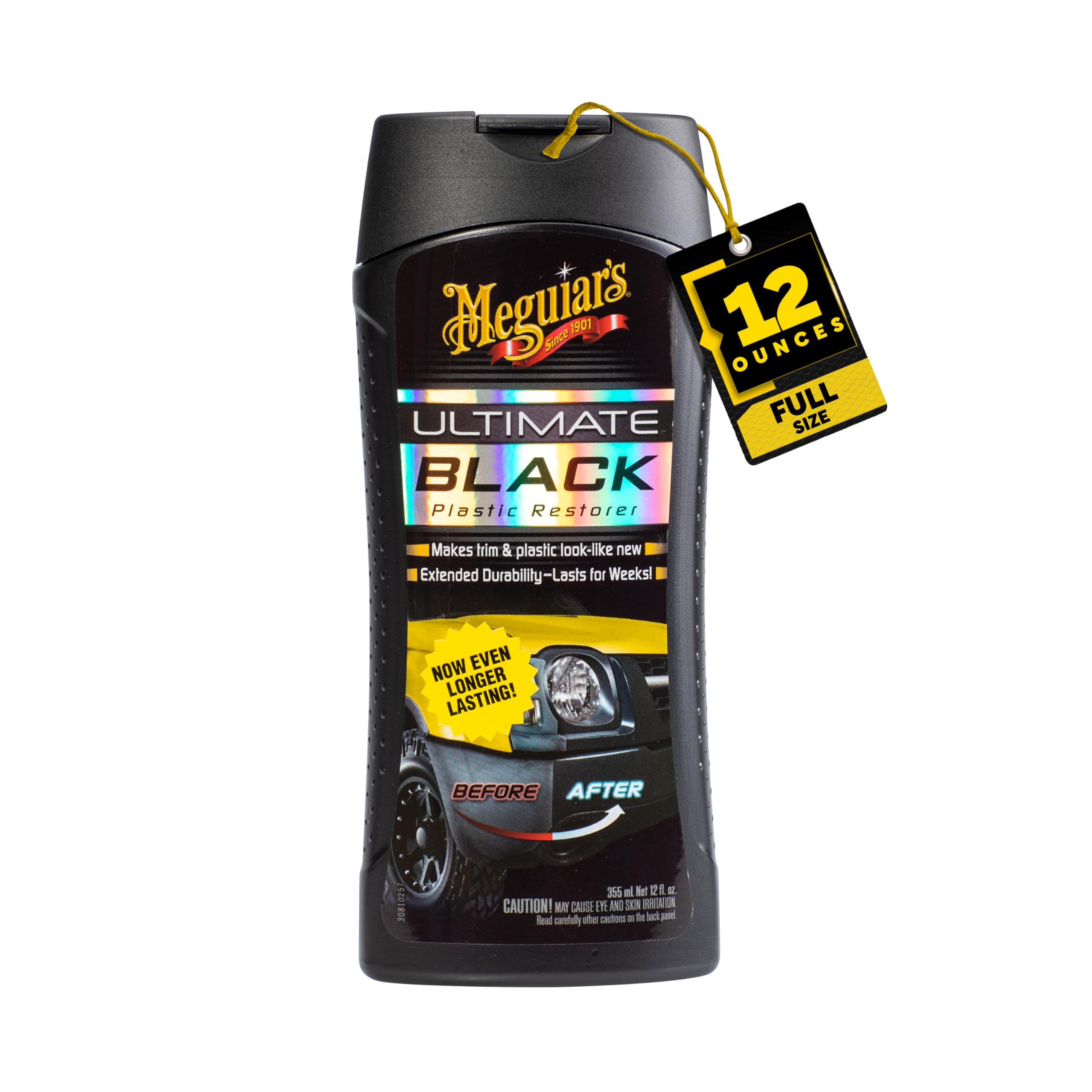 Meguiar'sUltimate Black Plastic Restorer, 12 oz, G15812