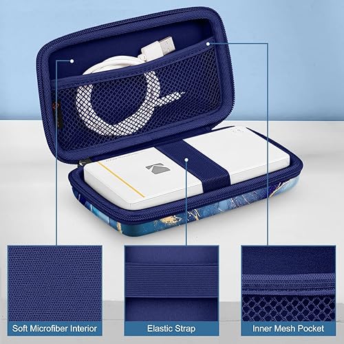 Miniatura 2 de Fintie Funda protectora para cámara e impresora Kodak StepMini 2 HDPRINTOMATICKodak Smile - Funda de transporte rígida a prueba de golpes con