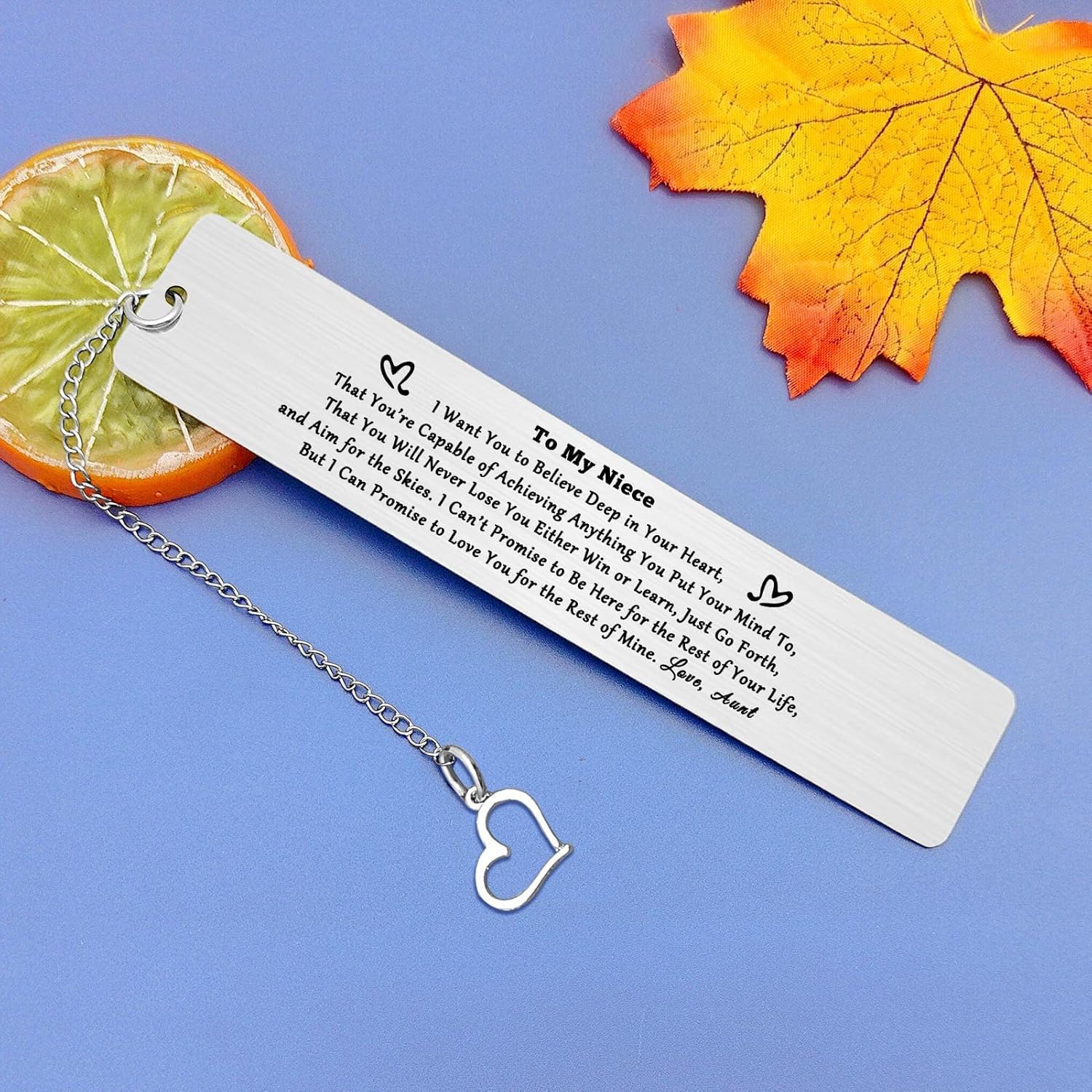 to My Niece Gifts from Aunt Bookmarks Gifts for Niece Birthday Graduation Gifts for My Niece Back to School Gifts Reader Gifts Niece Inspirational Gifts Christmas Wedding Bookmarks Reading Gifts - Image 4