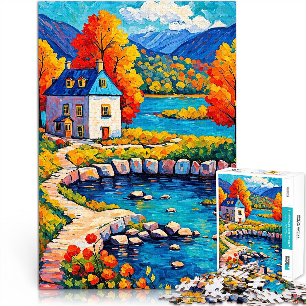 Puzzles for teenagers 2000 Piece Home River Nature Art Family Entertainment Toys 70x100cm Birthday Gift for Age 14+