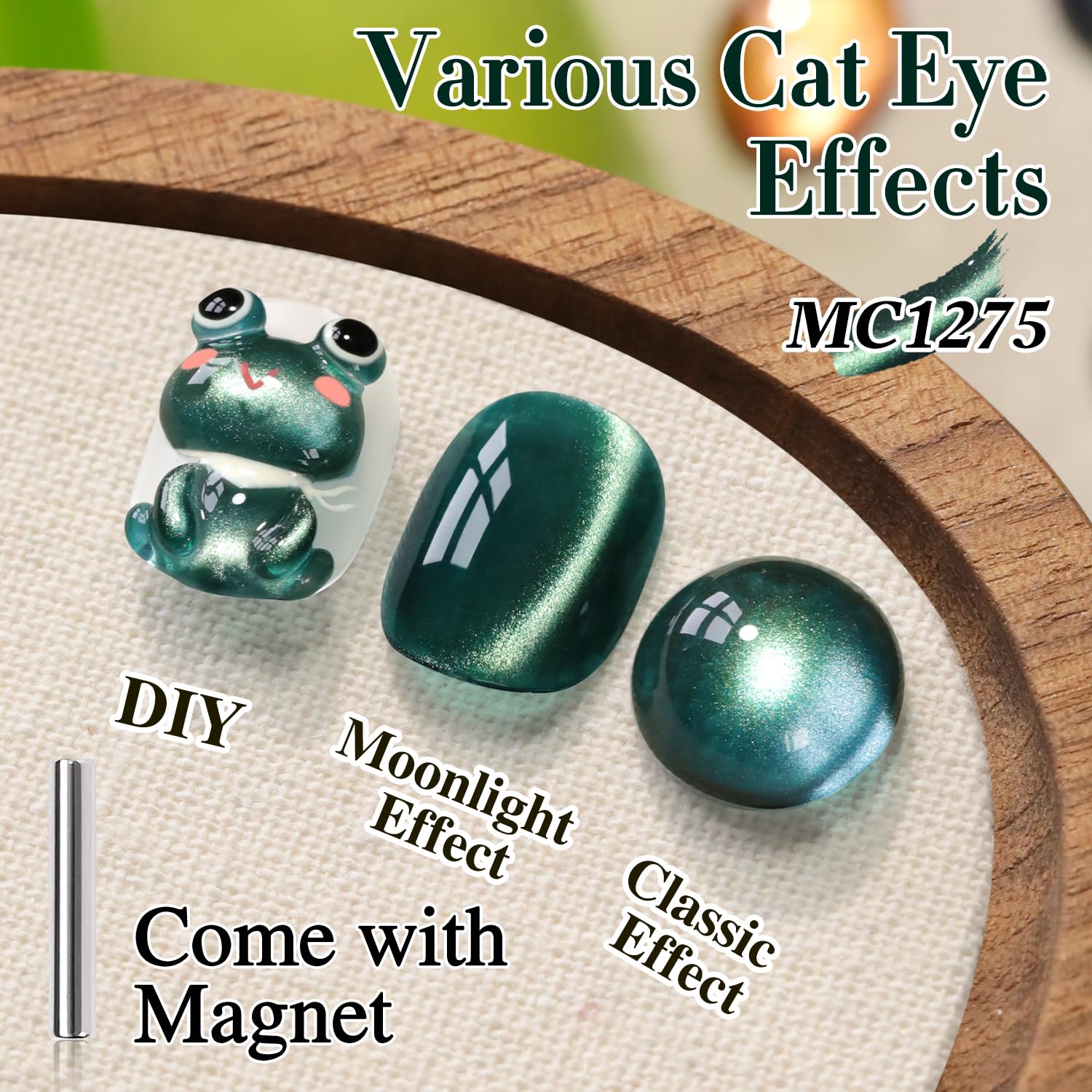 Amazon.com : Double Rhythm 0.5 OZ Cat Eye Gel Polish with Magnet