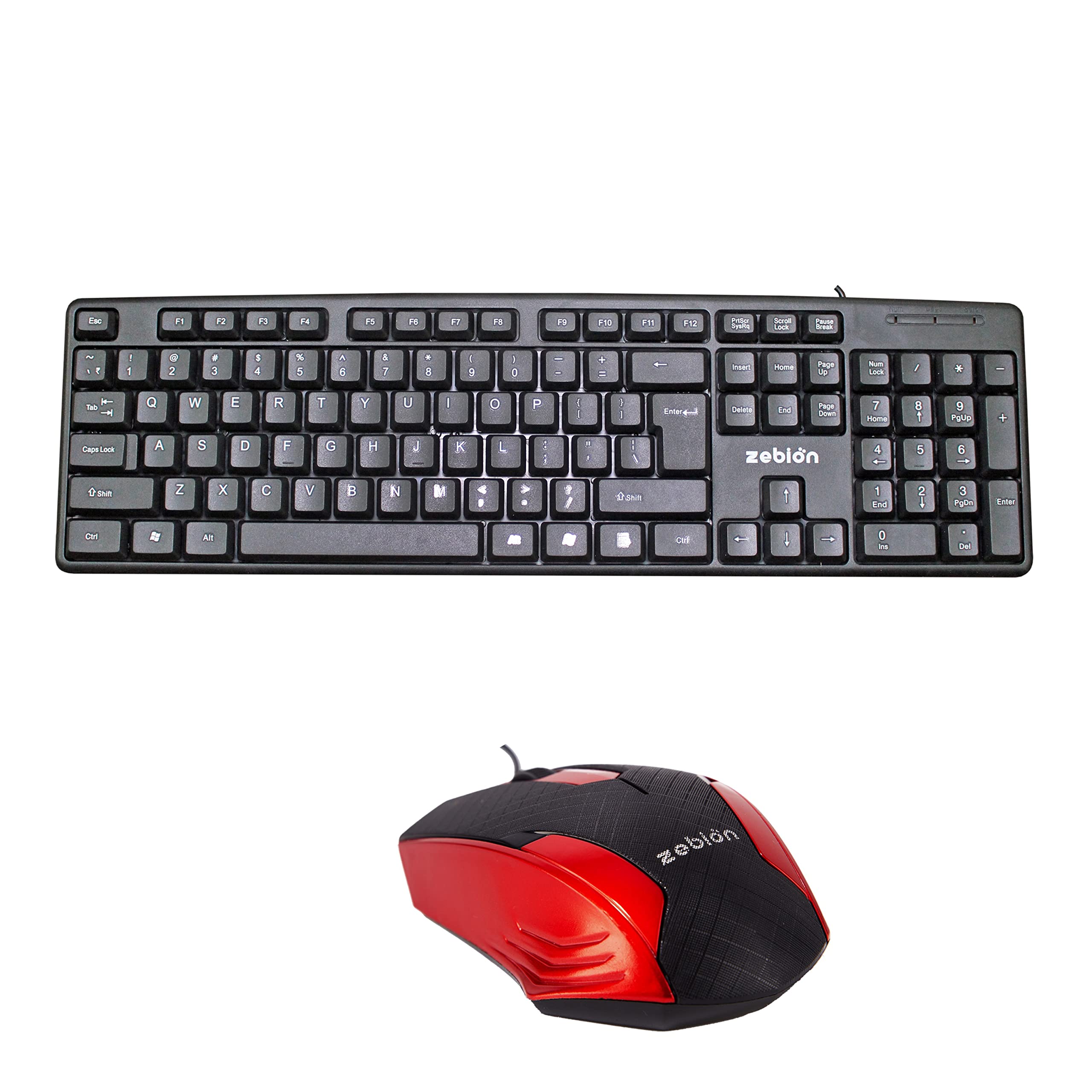 Amazon.in: Buy Zebion K500 USB Keyboard 102 Keys, Ruppee Key