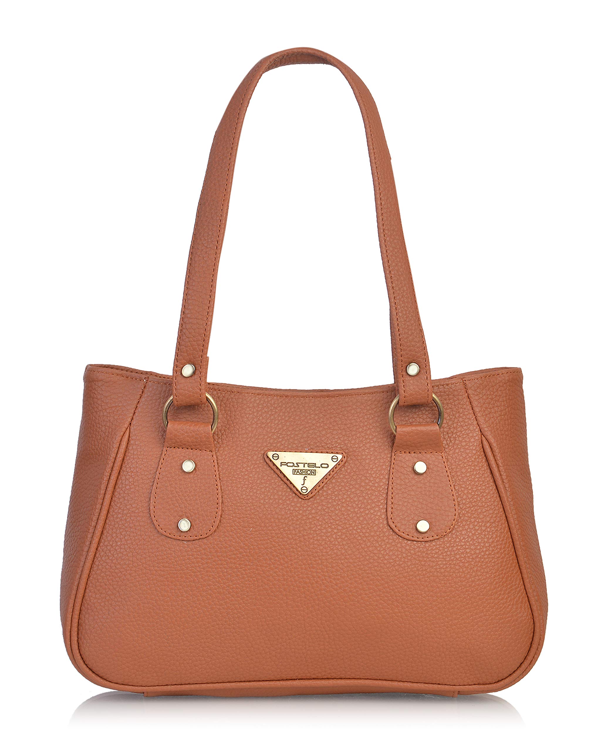 Fostelo Womens Vegan Leather Titanic Handbags Shoulder Hobo Bag Ladies Purse (Tan) (Medium) (B07V43P3X5) Amazon Price History, Amazon Price Tracker