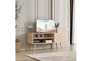 Cozy Castle TV Stand: Minimalist Entertainment Haven