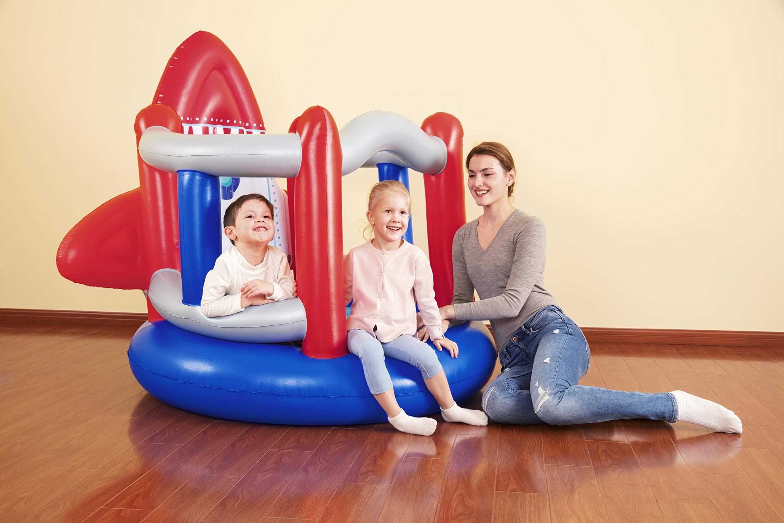 Bestway 52286 Slterello Gonfiabile a Forma di Razzo, 3-6 Anni