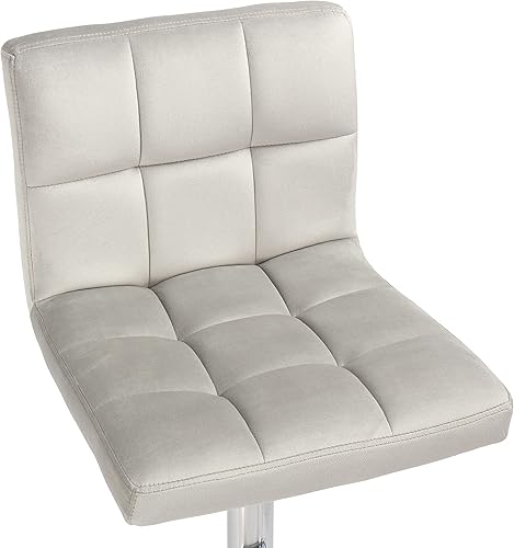 Miniatura 6 de Finnhomy Juego de 2 taburetes de bar de altura de mostrador, taburetes de bar giratorios con reposapiés y mango trasero grueso en forma de L, Base