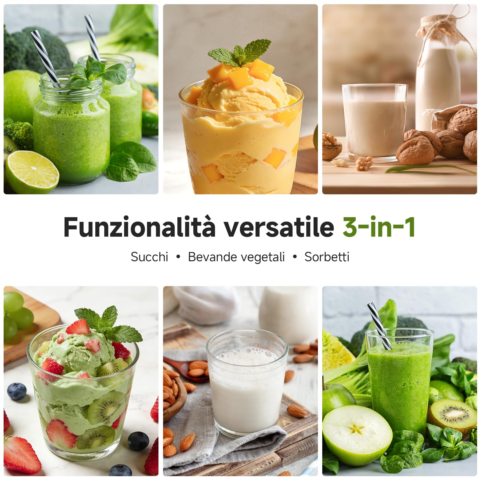 AMZCHEF Estrattore Frutta e Verdura, Frutta e Verdura Intere con Bocca XXL 160 mm, Facile da Pulire, Alta Resa del Succo, Caraffa da 2 L, Estrattore a Freddo per Famiglia, Colazione e Succhi Freschi