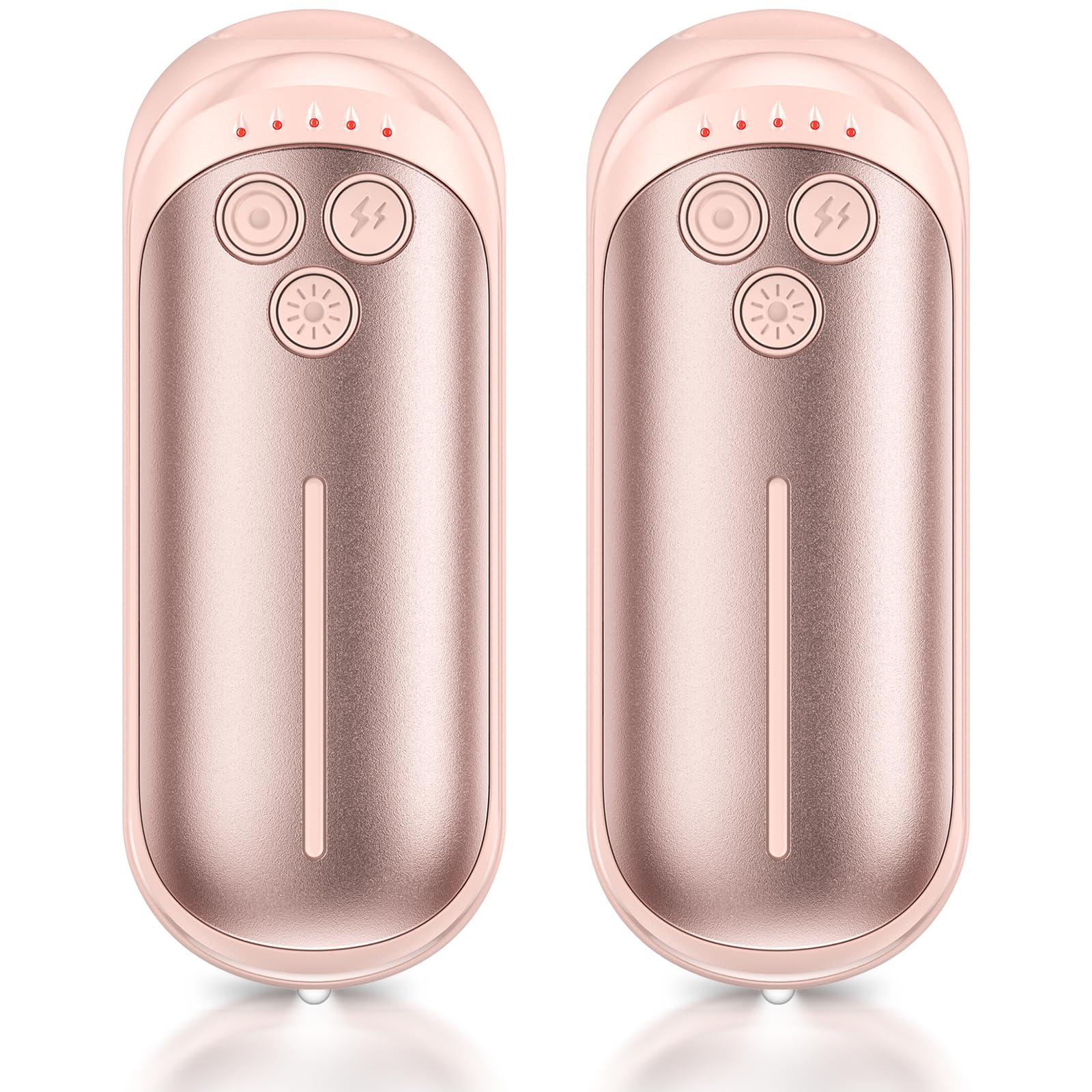 Rechargeable Hand Warmers 2 Pack, Rapid Heating Within 3 Seconds