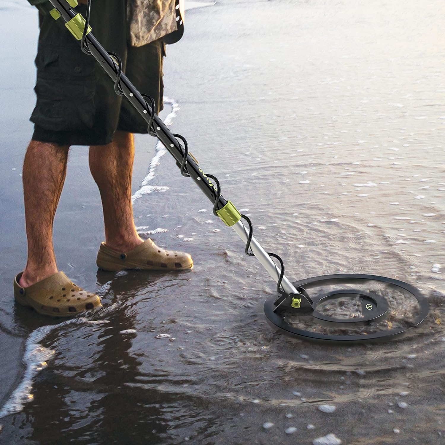 Sun Joe 24V-MDTCR1-LTW Metal Detector Search Coil in Water