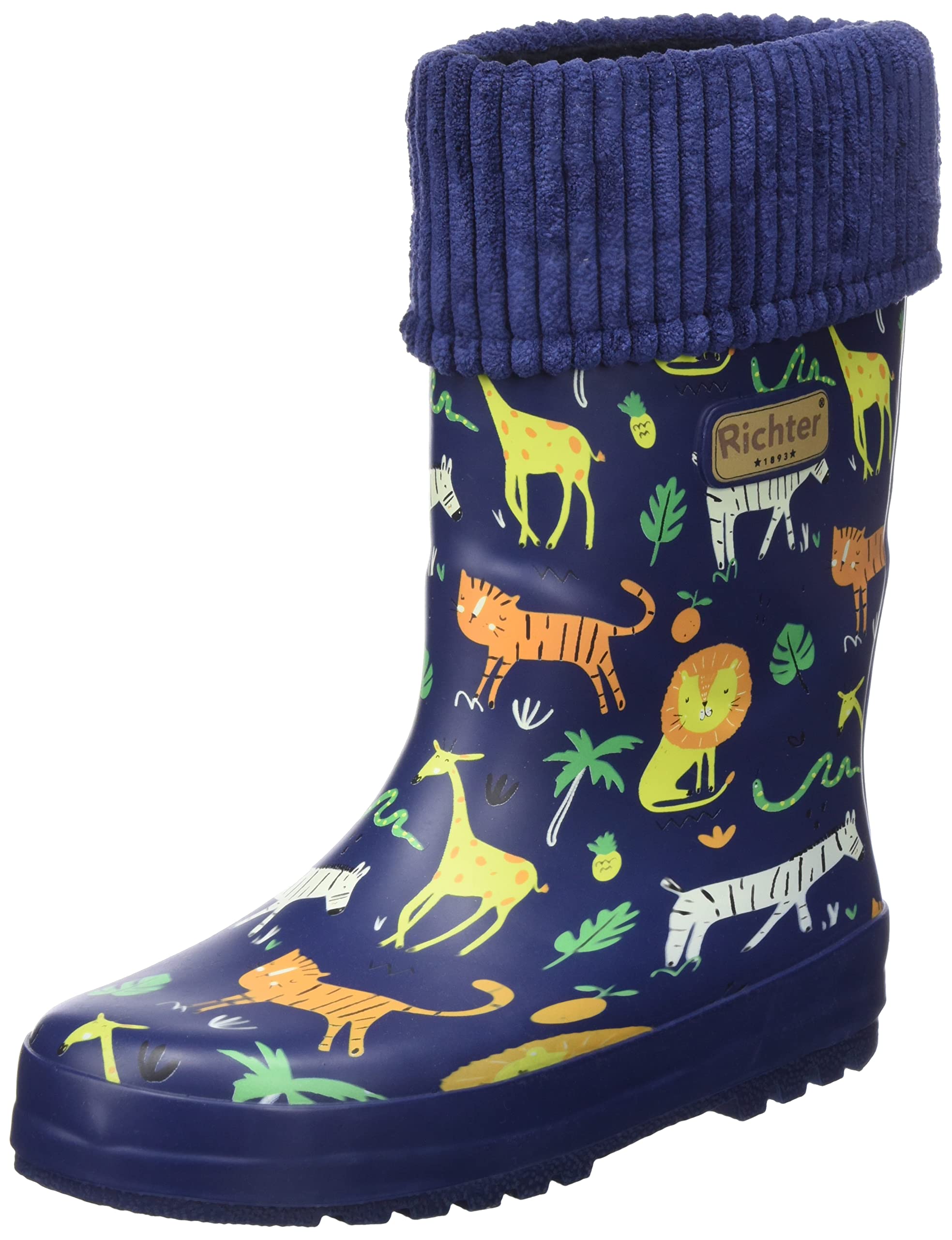 Richter Kinderschuhe Puddleboots Nautical (Print Zoo), 35 EU