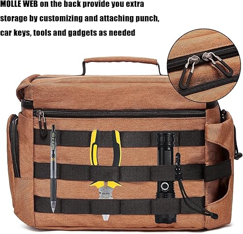 Miniatura 8 de Scorlia Lonchera grande para hombres y mujeres, lonchera a prueba de fugas para oficina, trabajo, escuela, picnic, senderismo, playa, bolsa de mano