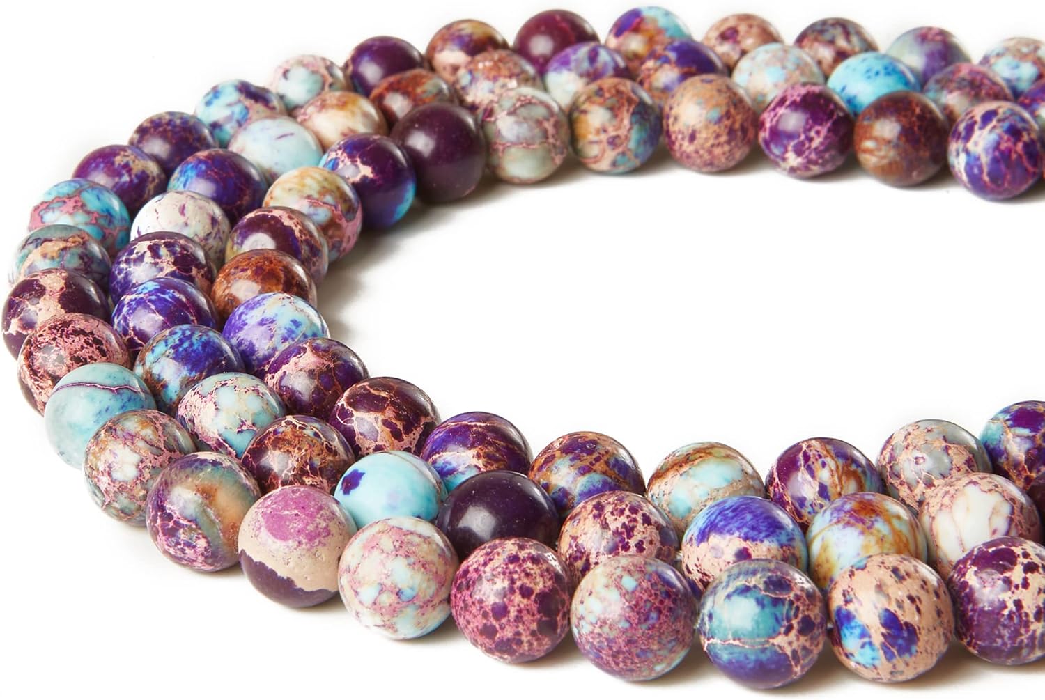 150pcs 8mm Labradorite Beads Natural Gemstone Beads Round Loose Beads for Jewelry Making