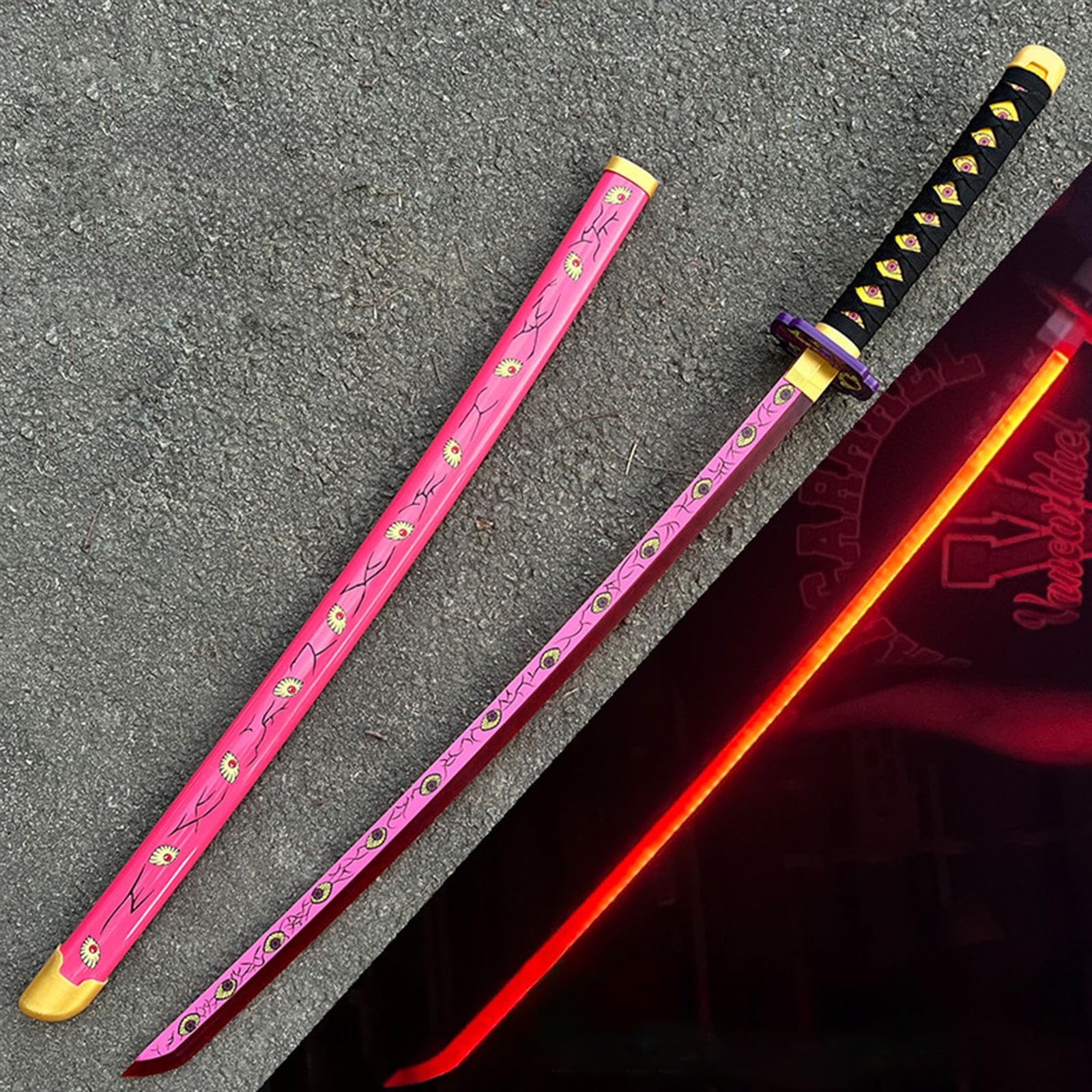 Amazon.co.jp: おもちゃ 飾り 日輪刀 ヒノカミ神楽 鬼滅の刃 時