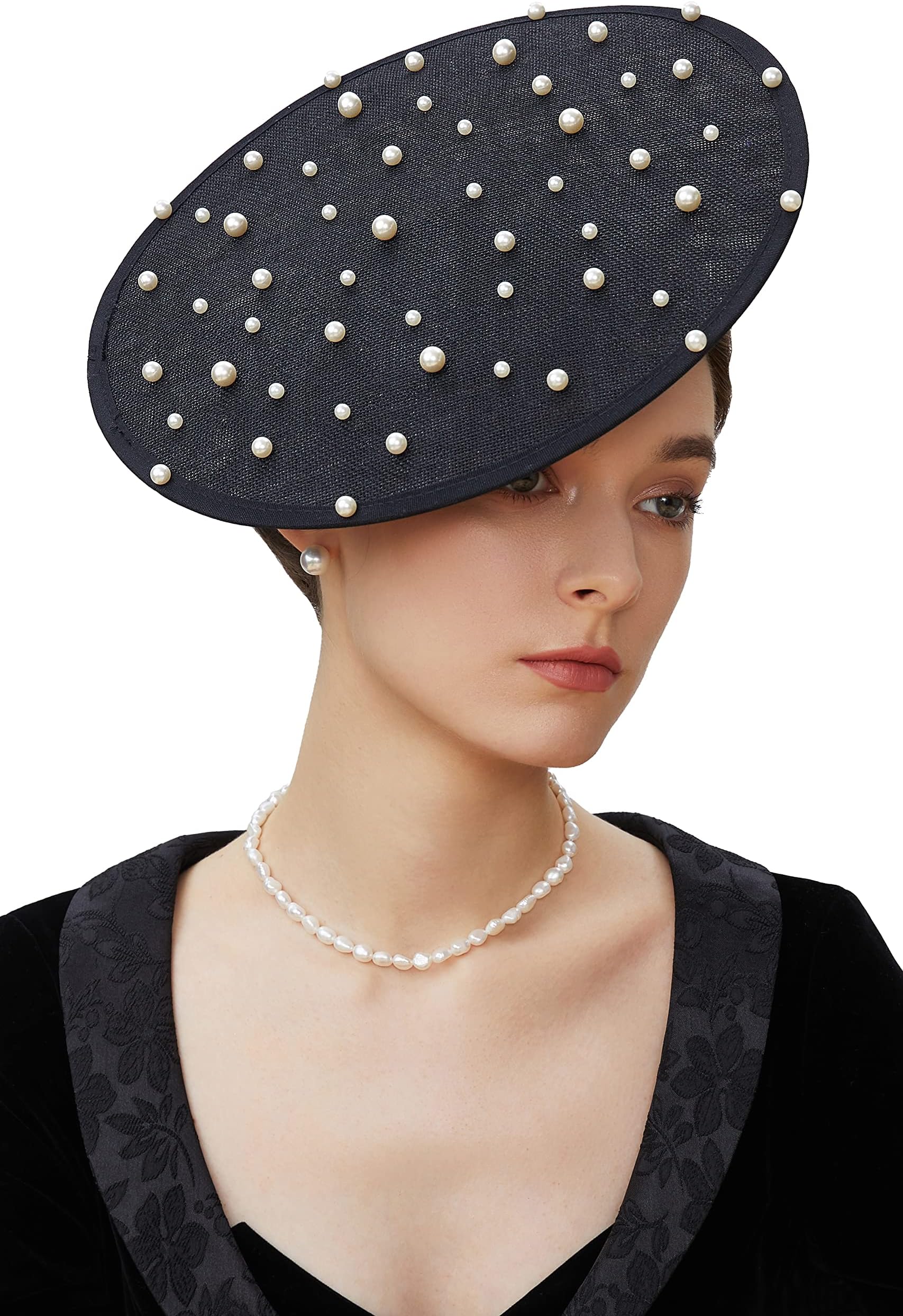 womens Headband-017 Fascinator