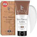 USA Made with Natural & Organic Ingredients Face Tanner - Face Self Tanning Lotion, Non Toxic Self Tanner for Face, Gradual Tan Lotion, Sunless Moisturizer for Fake Tan for Women & Men