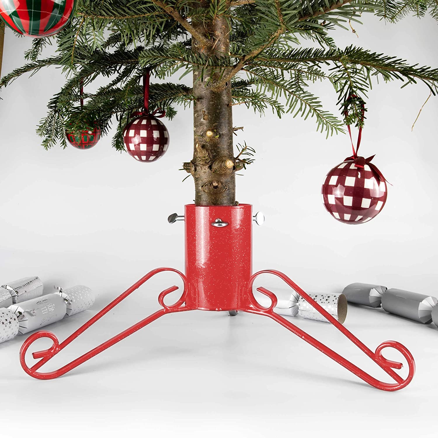Plato Bosmere G450 rojo de 4 pulgadas ideal para decorar mesas y alféizares