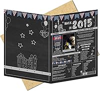 Vista 12 de Tarjeta de cumpleaños número 97, tarjeta jumbo de feliz cumpleaños para hombres o mujeres nacidos en 1928, regalos divertidos grandes para papás