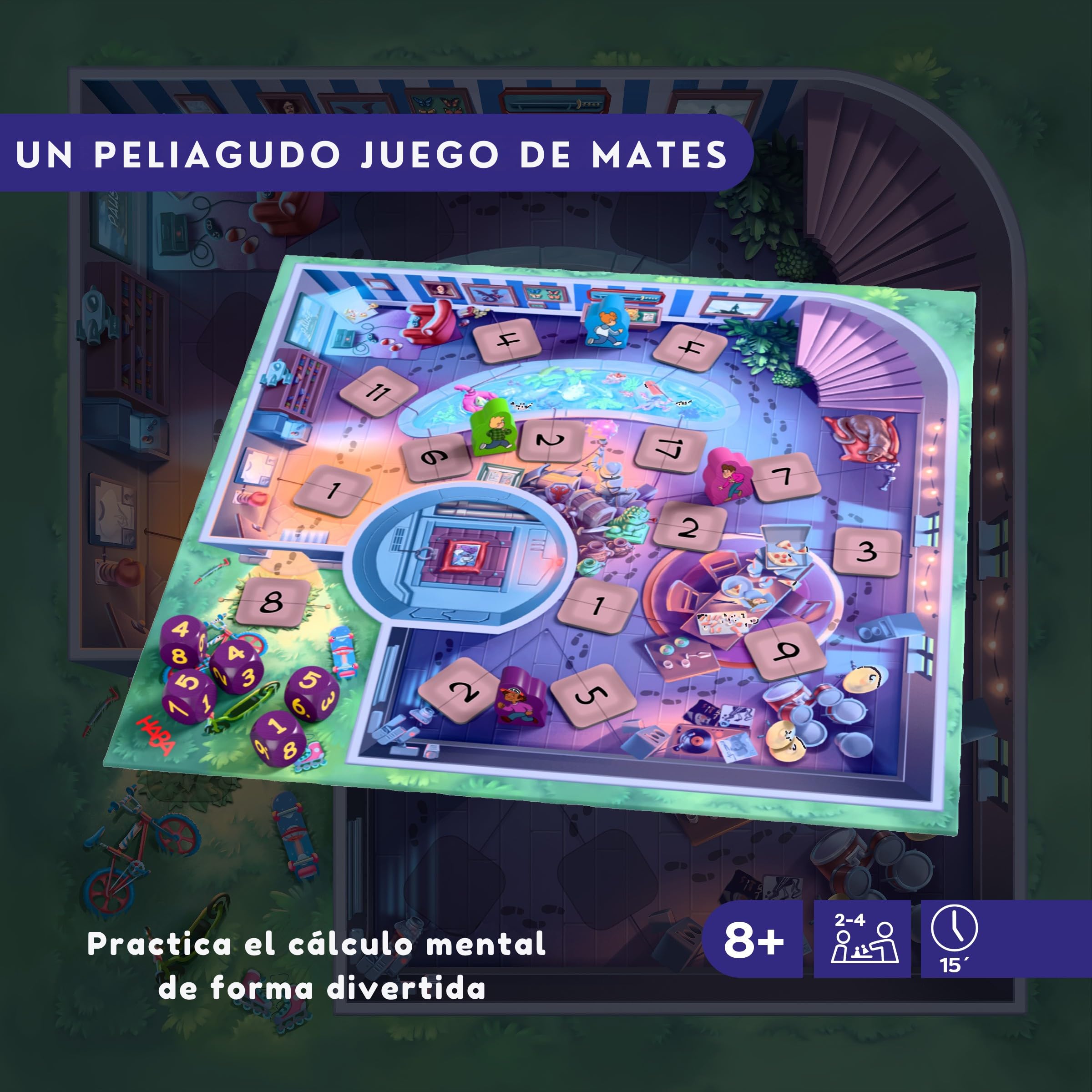 HABA 2012183004 - Código Secreto 13+4, Juego Infantil de Mesa de cálculo. Más 8 años