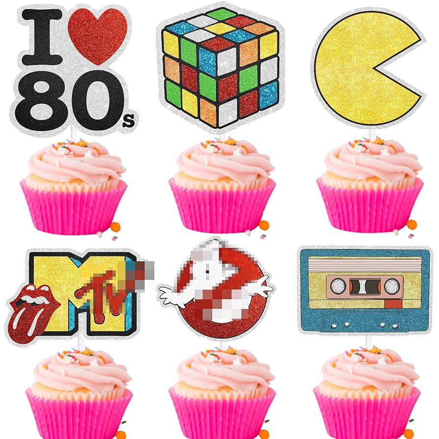 Amazon.com: 18 pcs Back To The 80s Picks Cupcake Toppers - Retro Throwback Theme Man woman happy Birthday Party Event Glitter Decoration Supplies : Grocery & Gourmet Food amazon-com-18-pcs-back-to-the-80s-picks-cupcake-toppers-retro-throwback-theme-man-woman-happy-birthday-party-event-glitter-decoration-supplies-grocery-gourmet-food