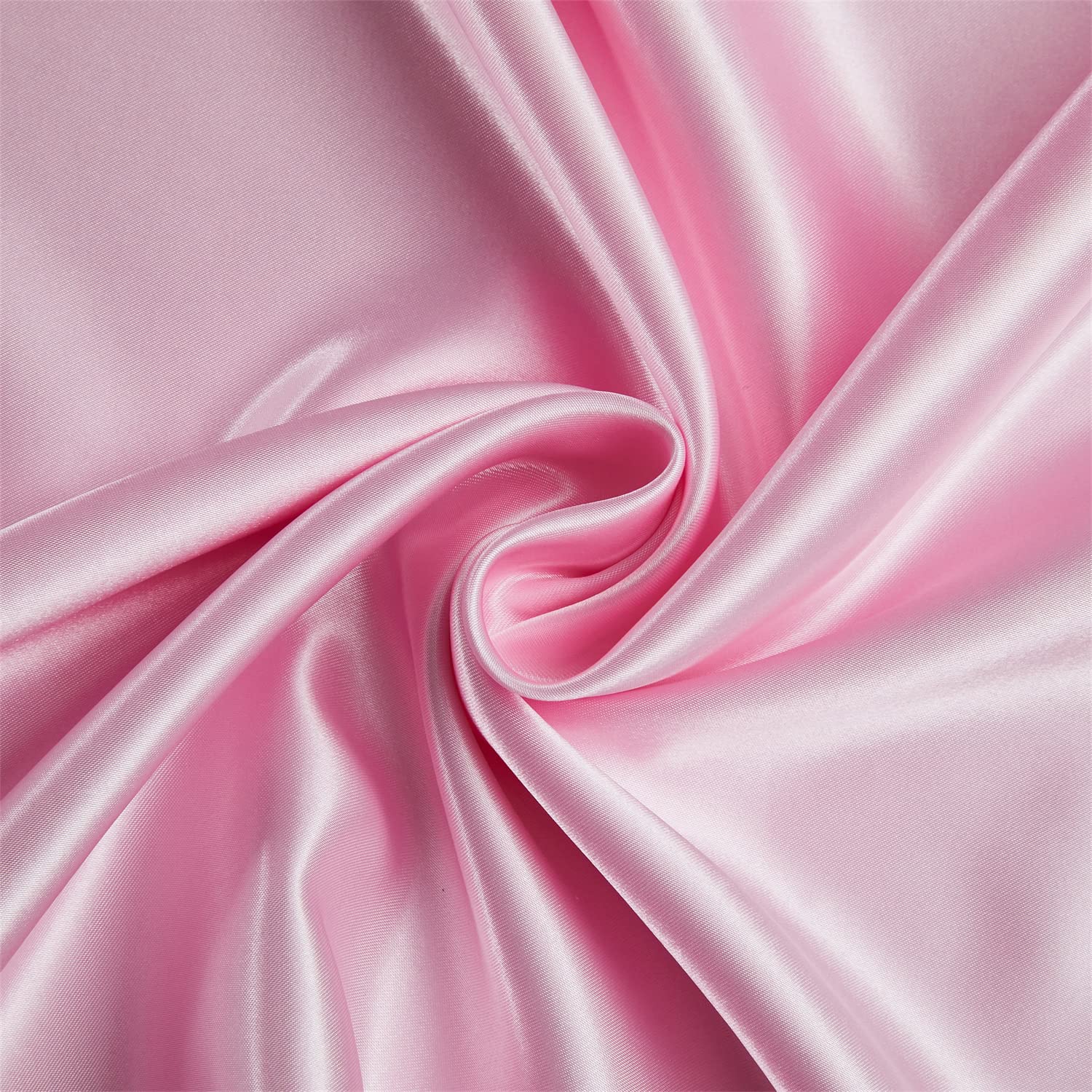 Damier Bettwäsche 200x200cm Rosa Satin Glänzend Bettwäsche Set 3 Teilig Hotelqualität Satin Deckenbezug Bettbezug mit Reißverschluss und 2 Kissenbezüge 80 × 80 cm