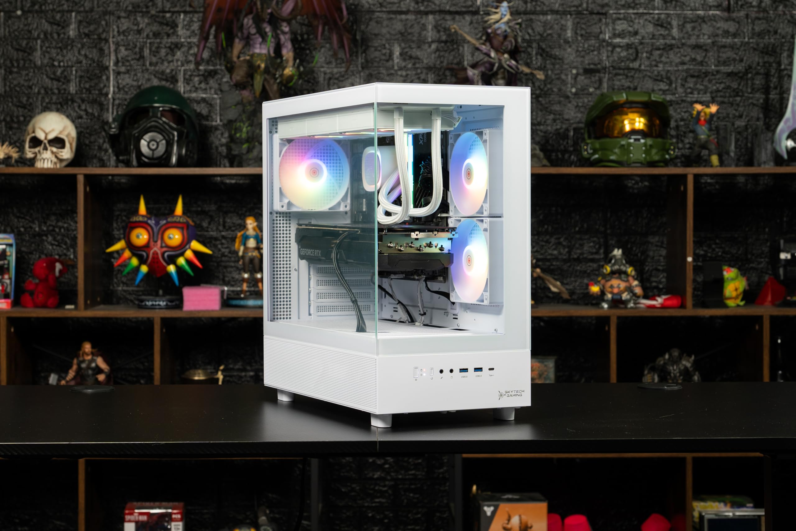 Amazon.com: Skytech Azure Gaming PC Desktop, Ryzen 7 7800X3D 4.2