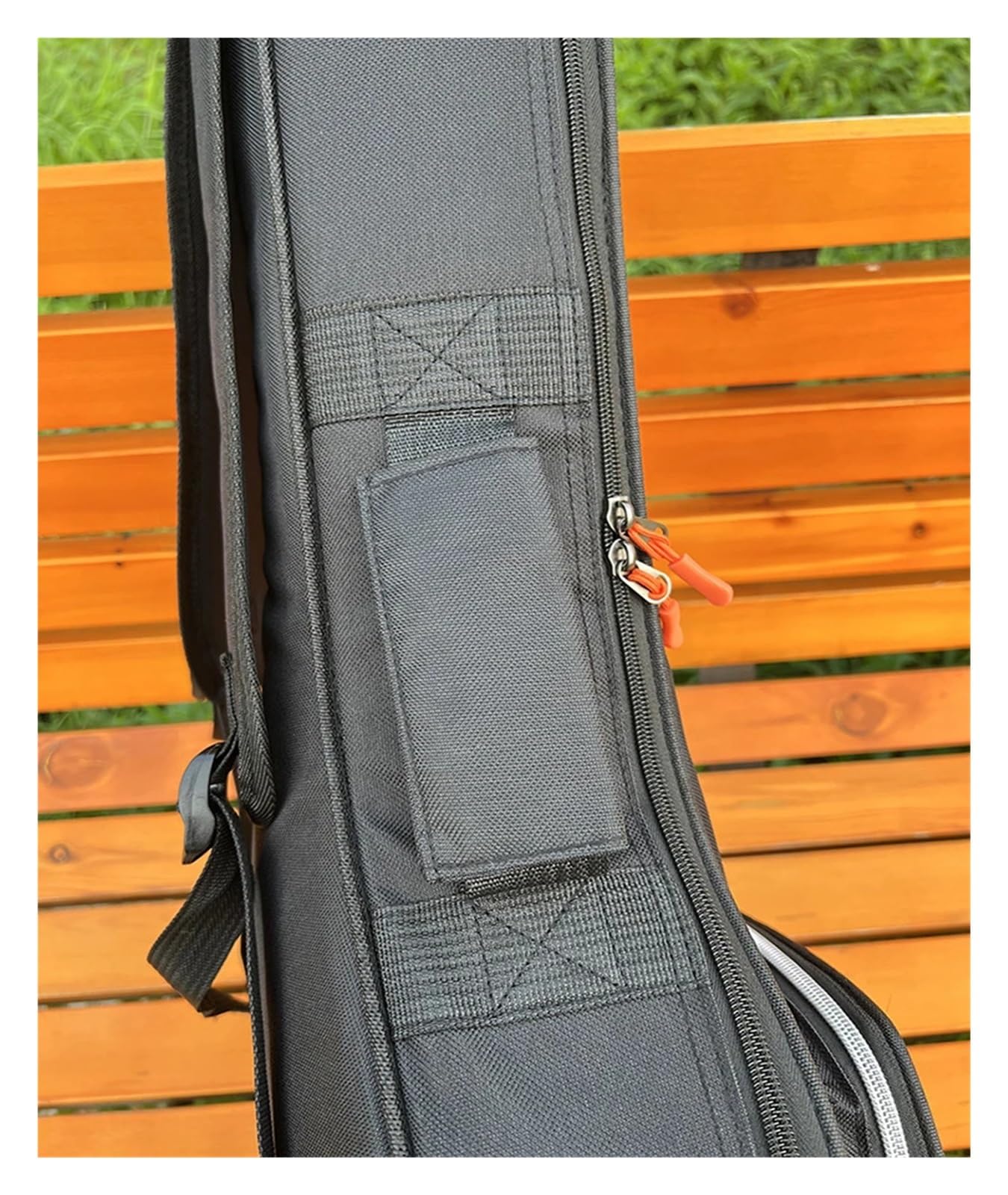 Funda para banjo Estuche for Banjo de tela Thi Ox, correa doble for exteriores, impermeable, 4 cuerdas, 5, bolsa for instrumentos, instrumento Musical cuero PU(Black B)