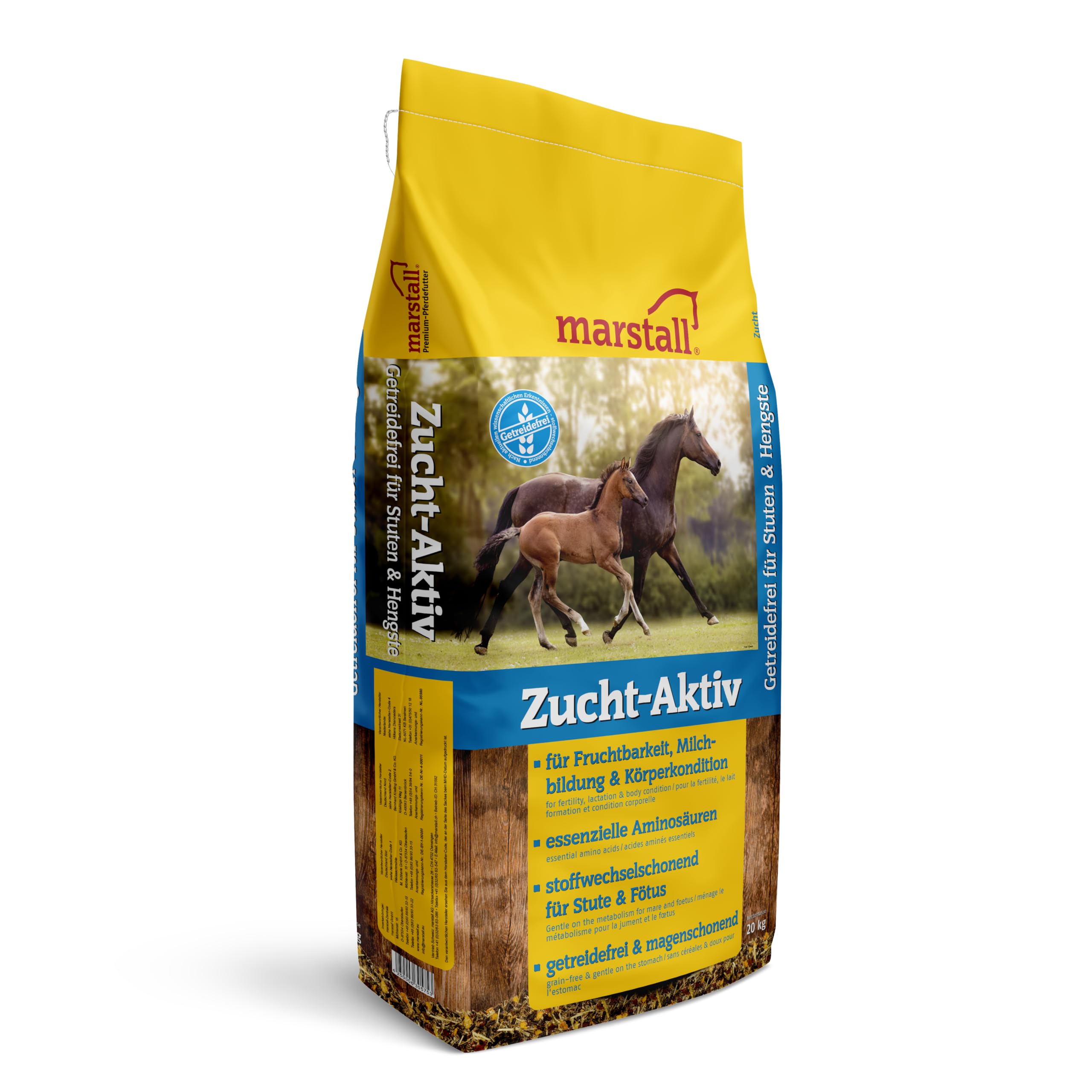 Marstall Zucht-Aktiv 20kg Getreidefrei f. Stuten & Hengste