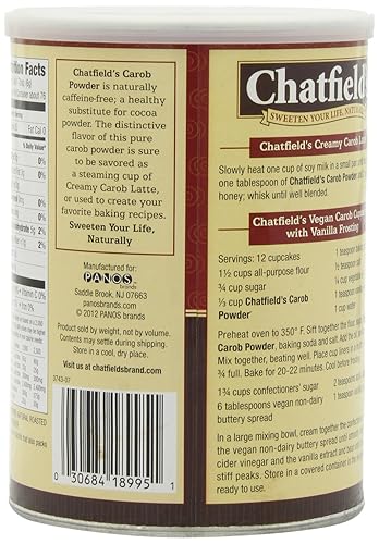 Miniatura 4 de Chatfields Polvo de algarroba 16 onzas paquete de 3