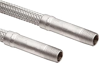 Hose Master Annuflex Stainless Steel 316 Flexible Hose Assembly, 4