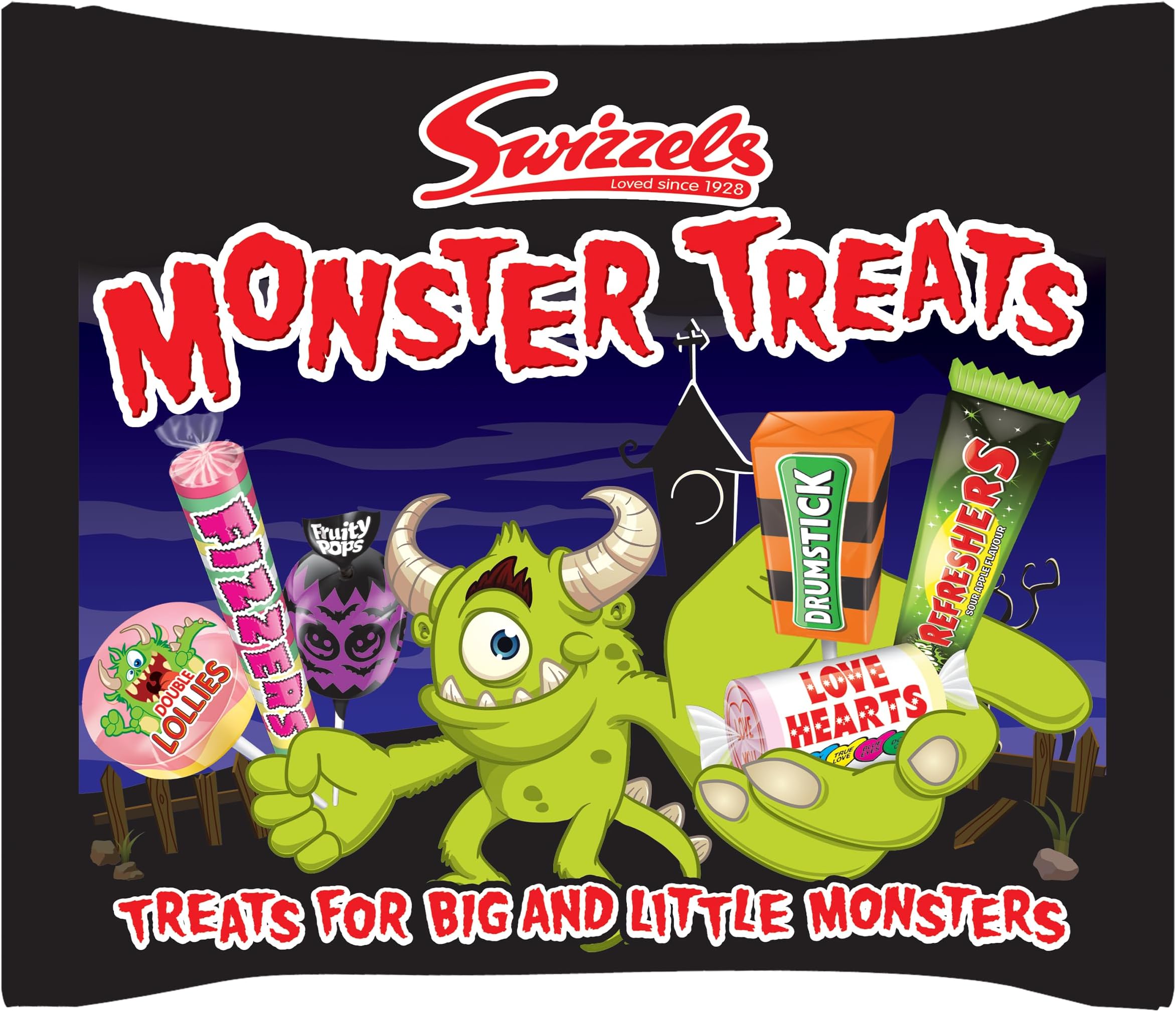 Monster Treats Bag 440g – Perfect Halloween Sweets, Fun Candy for Trick or Treat, Parties & Sharing