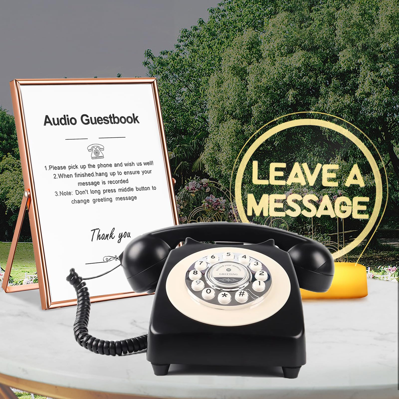 Livre d'or audio pour mariage et fêtes pour messages vocaux