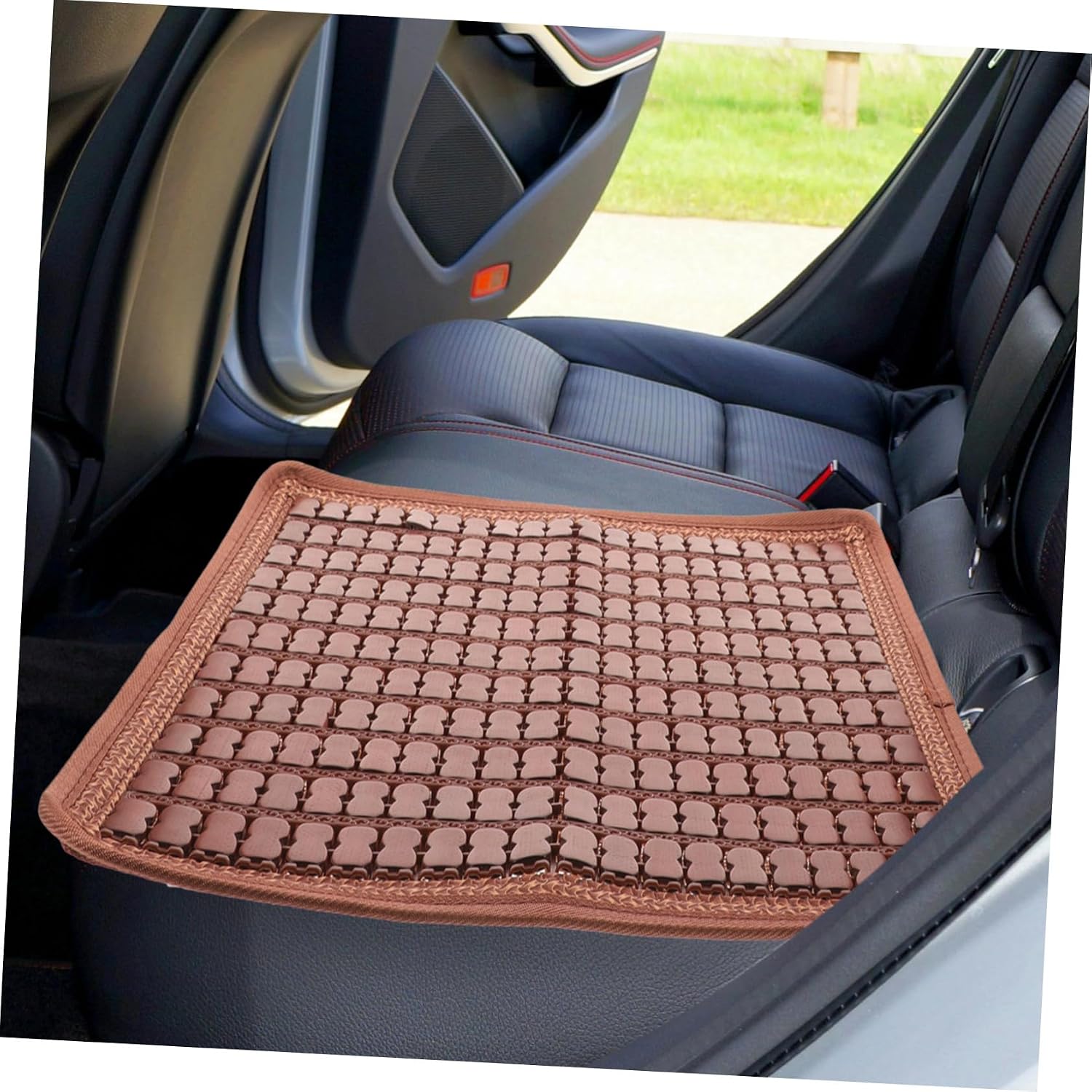 Mobestech Breathable Nonslip Cool Protector with Beads for Comfort and Dissipation for Summer Driving and Trucks