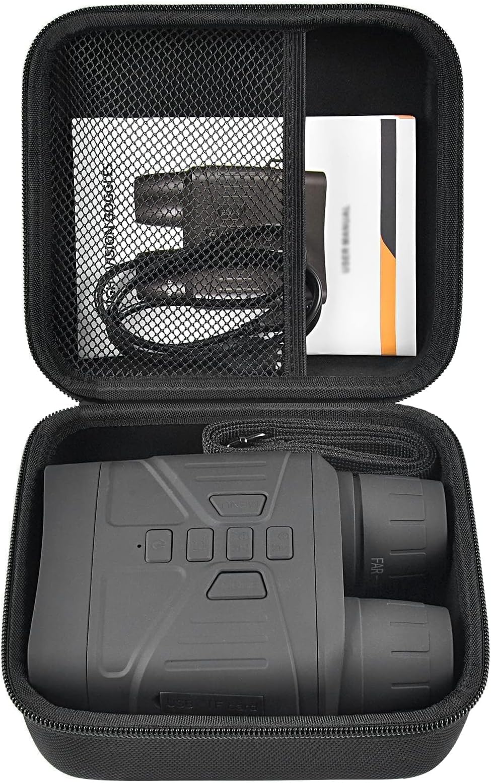 Case Compatible with HEXEUM/for Fvtga/for Vtiisamao Night Vision for Goggles - 4K Night Vision Binoculars, Holder for Telescopes Optics Scope, Case Only - Binoculars Not Included