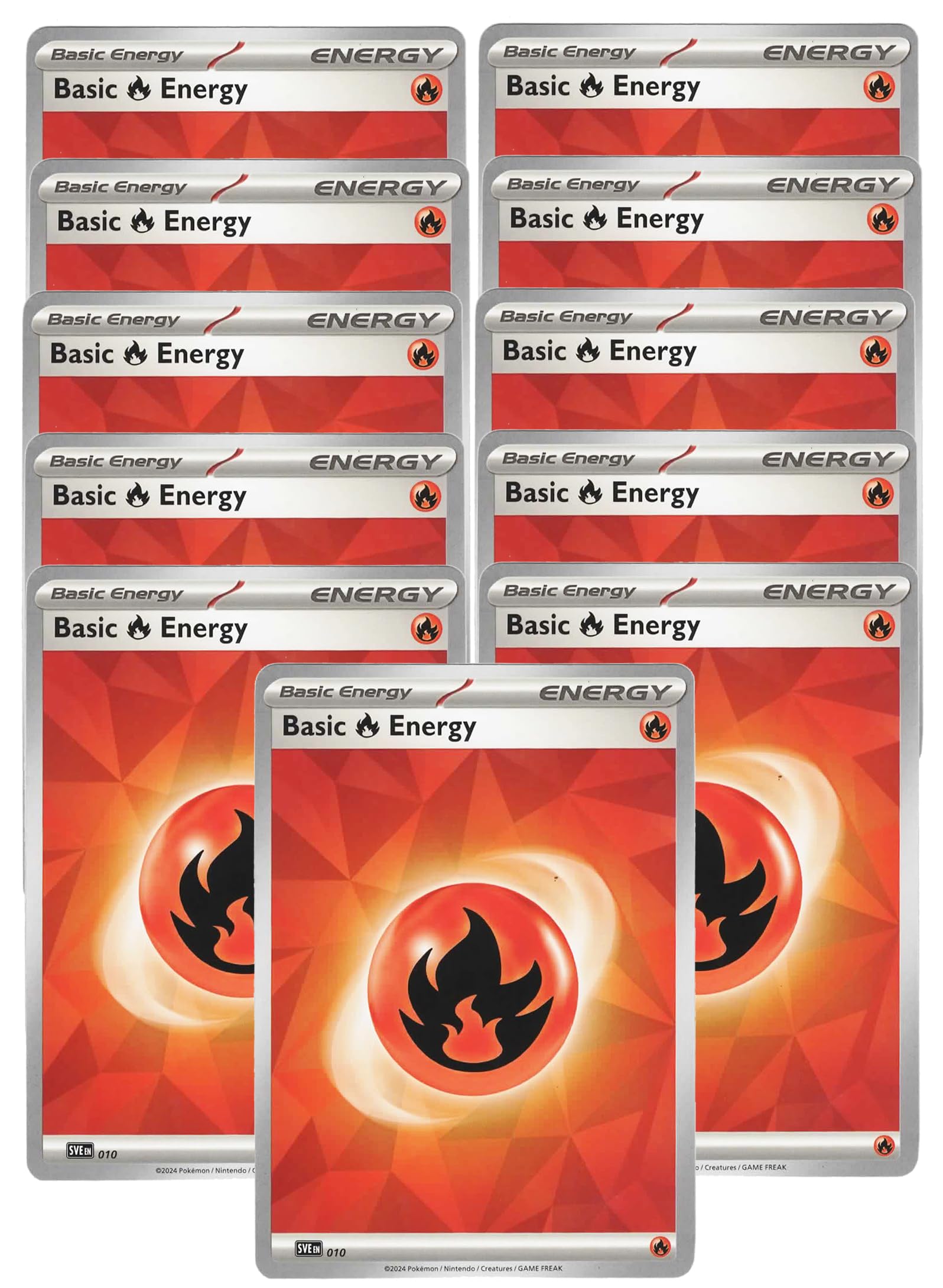 Amazon.com: Pokemon Fire Energy Card Set x11 - SVE 010
