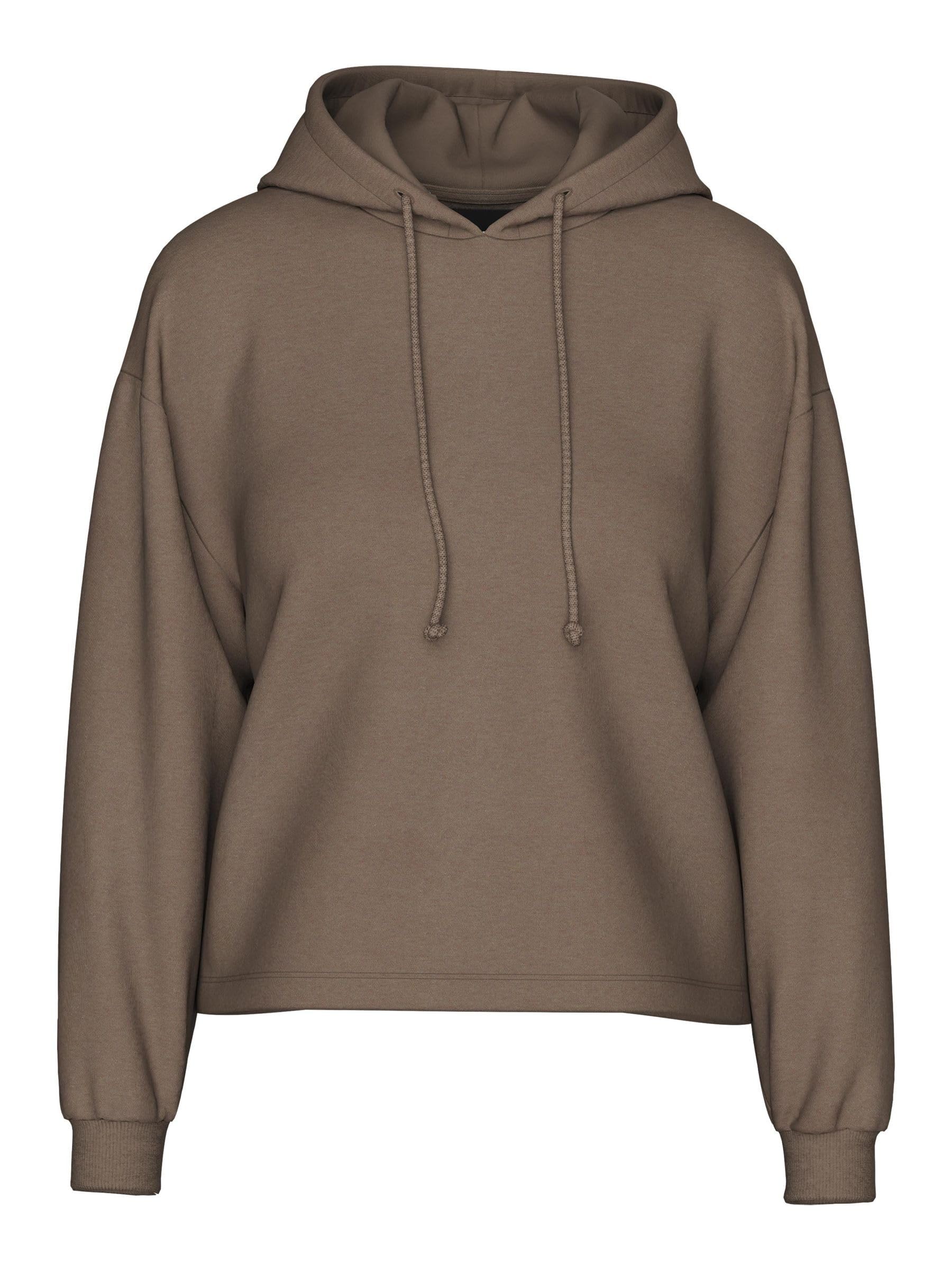 PIECES Women's Pcchilli LS Hoodie Noos BC Hoodie, Morel., XL