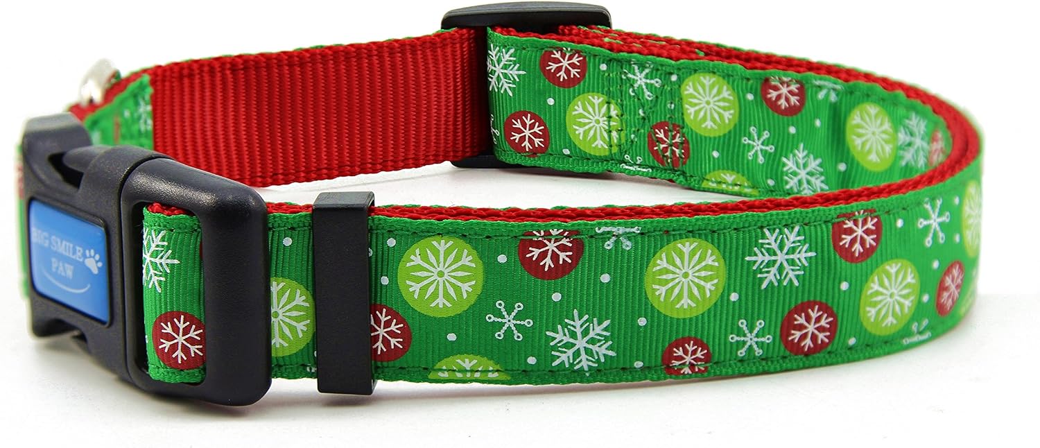 BIG SMILE PAW Nylon Dog Collar Adjustable(L)