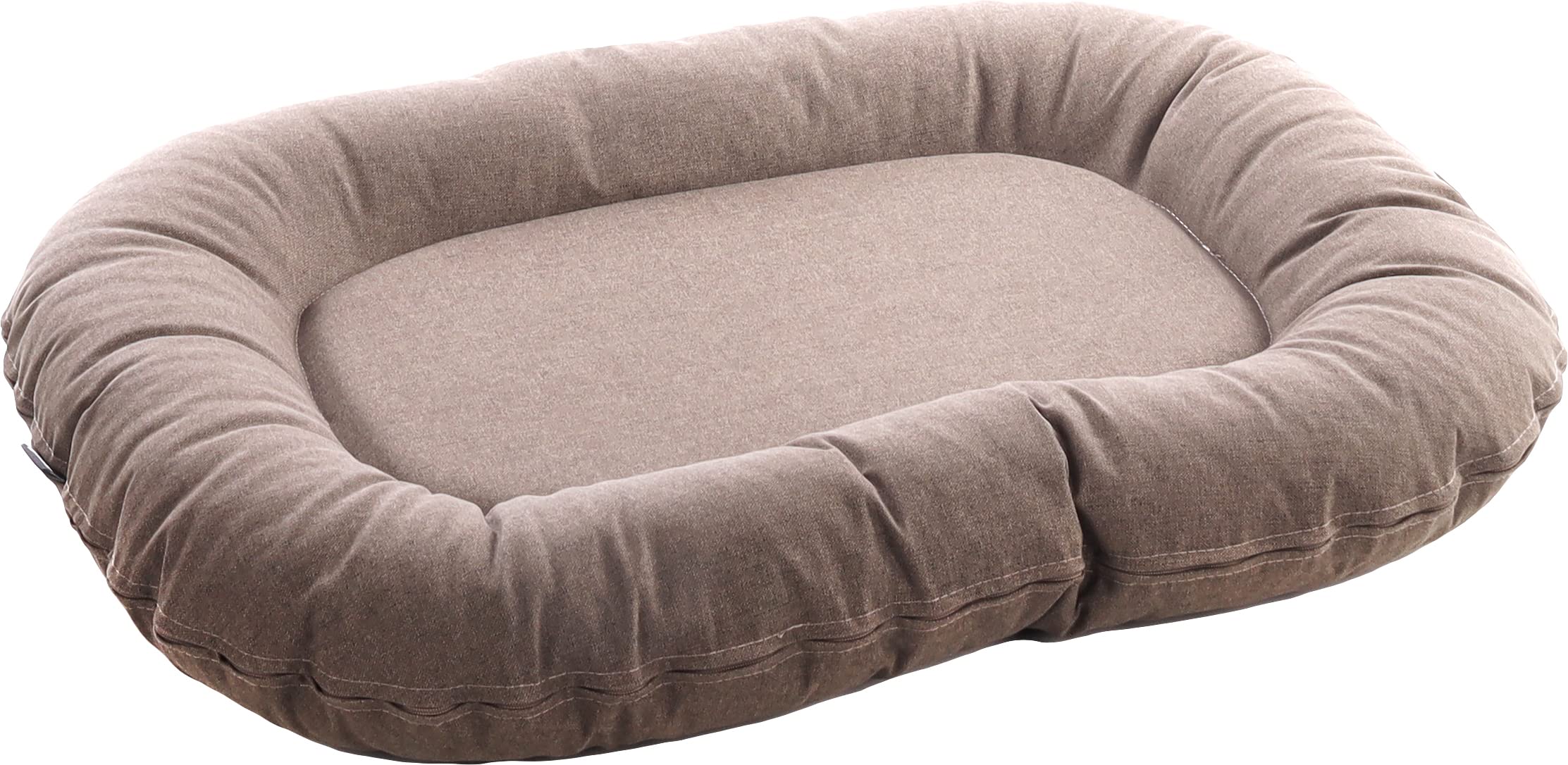 Coussin Lotta Oval Flamingo avec fermeture éclair pour nettoyer facilement les poils