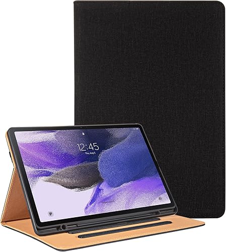 Vakarey Funda para Samsung Galaxy Tab S7 Fe 5G con soporte para bolígrafo, funda para tableta Samsung Galaxy Tab S8 Plus de 12.4 pulgadas, color