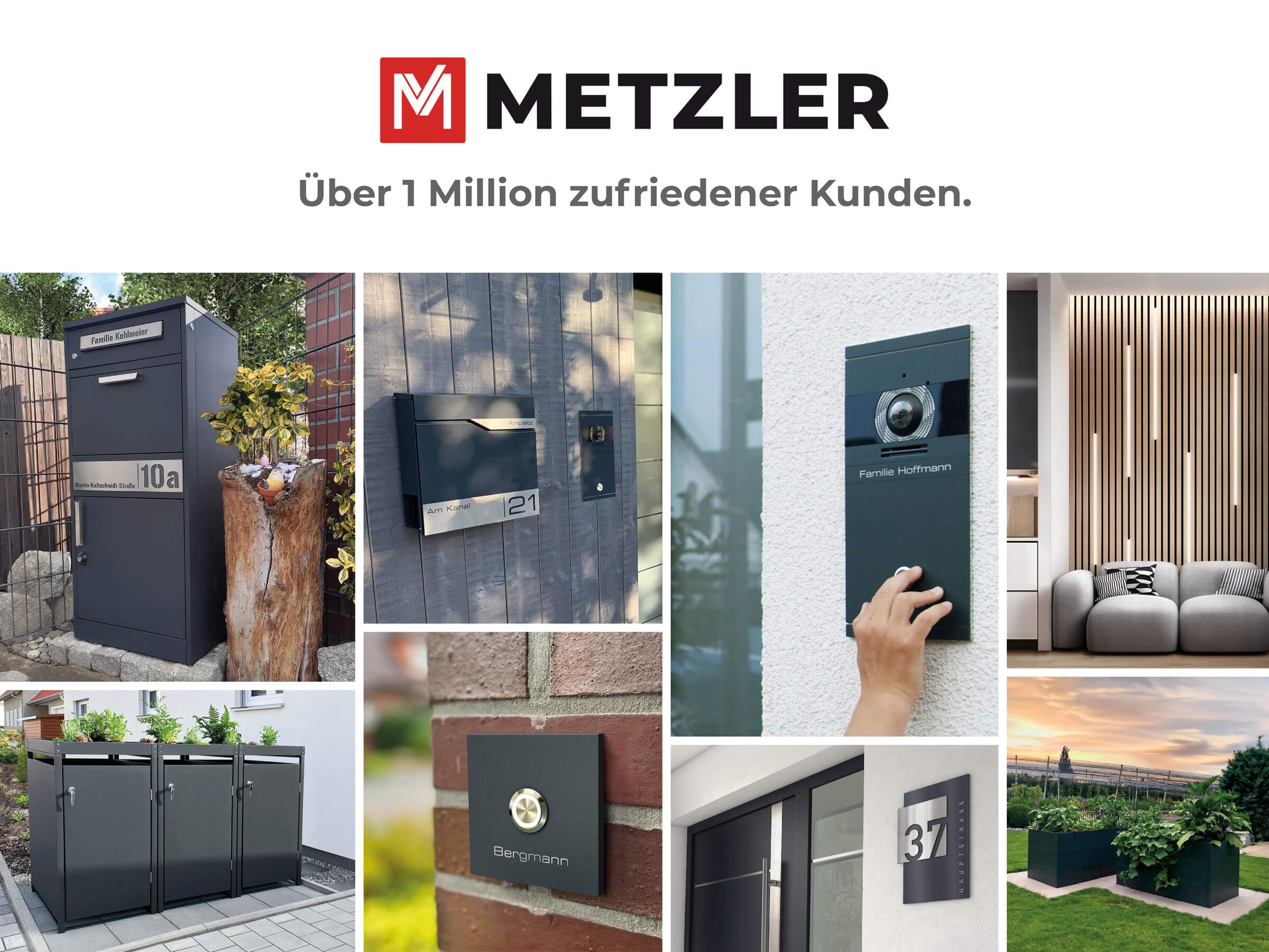 Metzler Hochbeet für den Garten – Stahl in Anthrazit | Witterungsbeständiges Metall-Gartenbeet, Pflanzenbeet, Blumenhochbeet | 150 x 75 x 77 cm