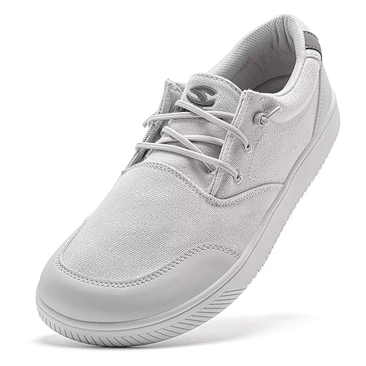 HOBIBEAR Unisex Wide Toe Loafers Barefoot Zero Drop Shoes for Womens Minimalist Casual Walking Shoes Slip On Lightweight