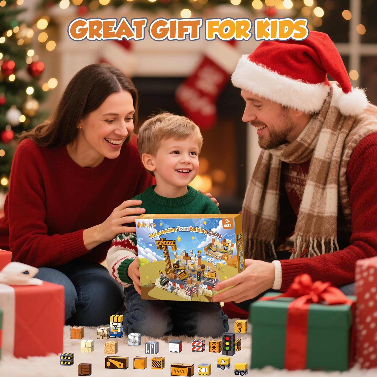 Costruzioni Magnetiche per Bambini, 150 Pezzi Giochi Cubi Magnetici Giochi Bambini 3-12 Anni, Blocchi Magnetici Regalo Natale Bambina & Bambino- Montessori Magnetic Building Blocks