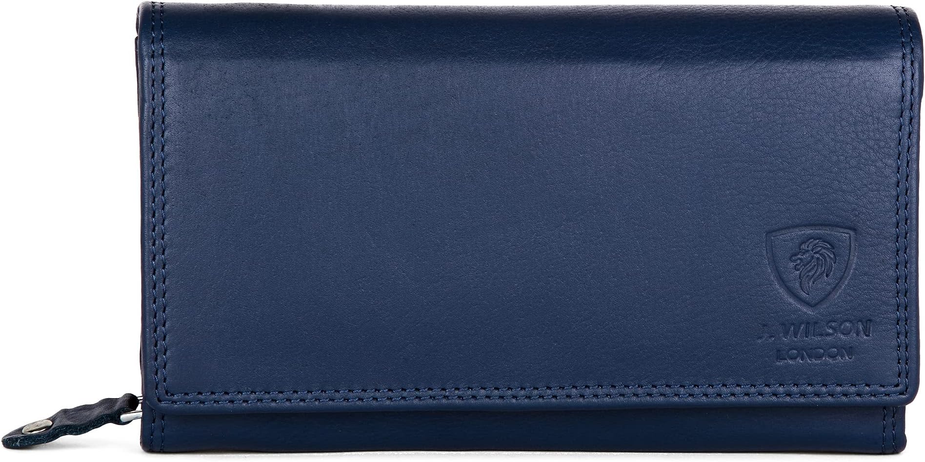 Sponsored Ad – Ladies RFID Safe Designer Soft Leather Purse Card Women Clutch Wallet with Zip Pocket Gift Boxed